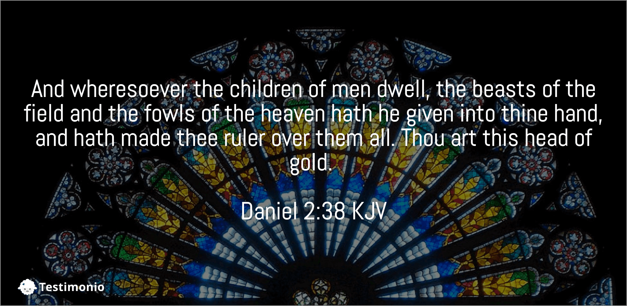 Daniel 2:38