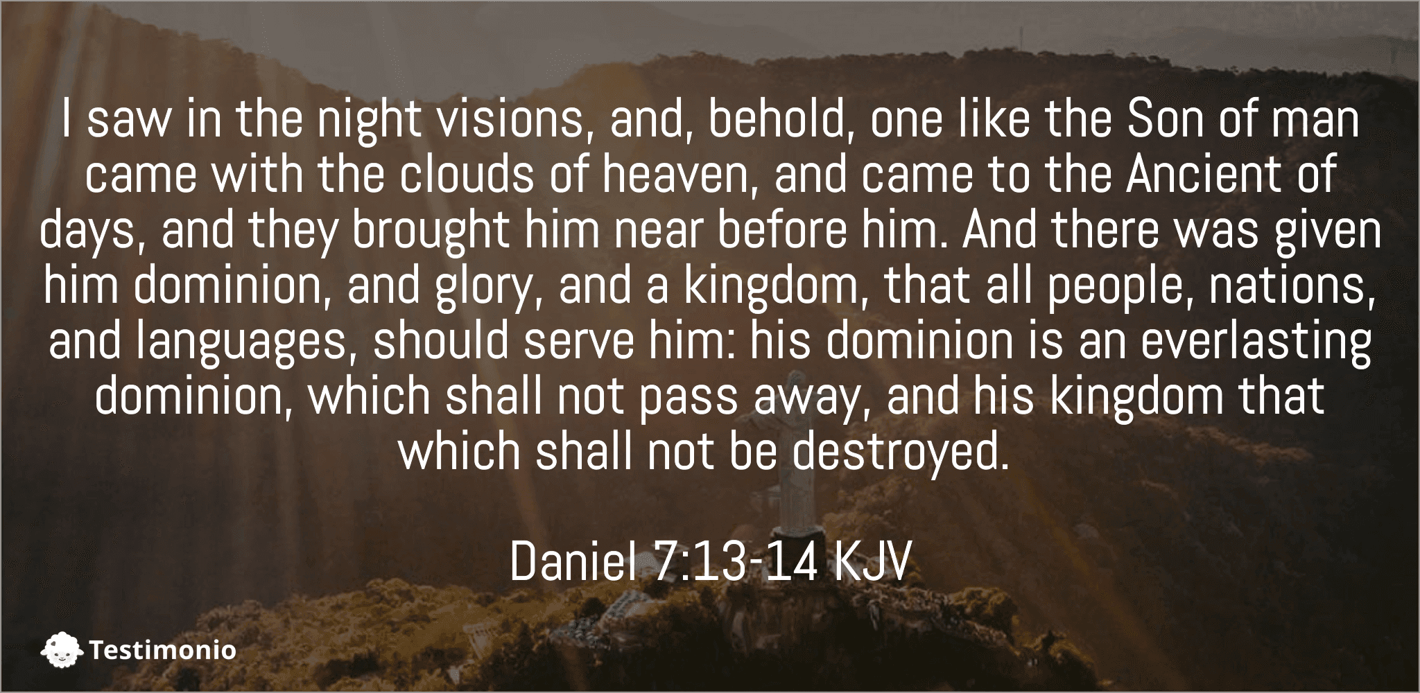 Daniel 7:13-14