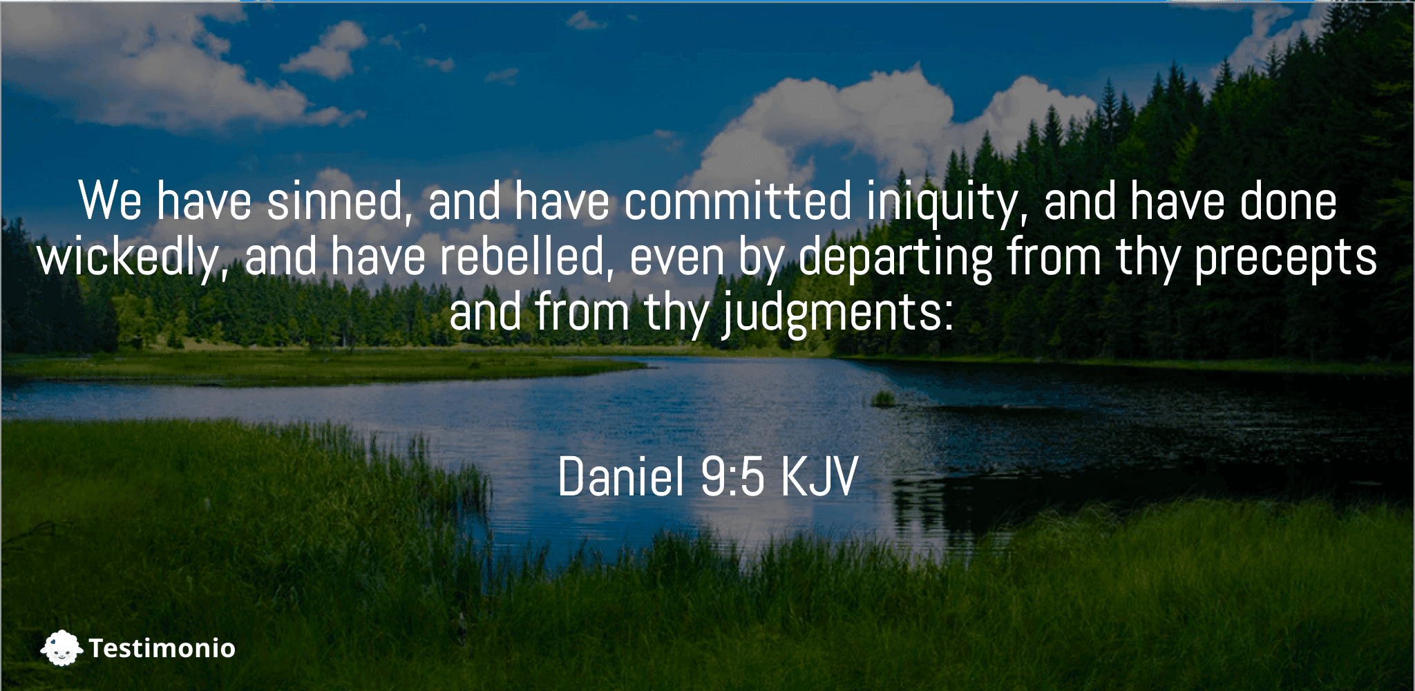 Daniel 9:5