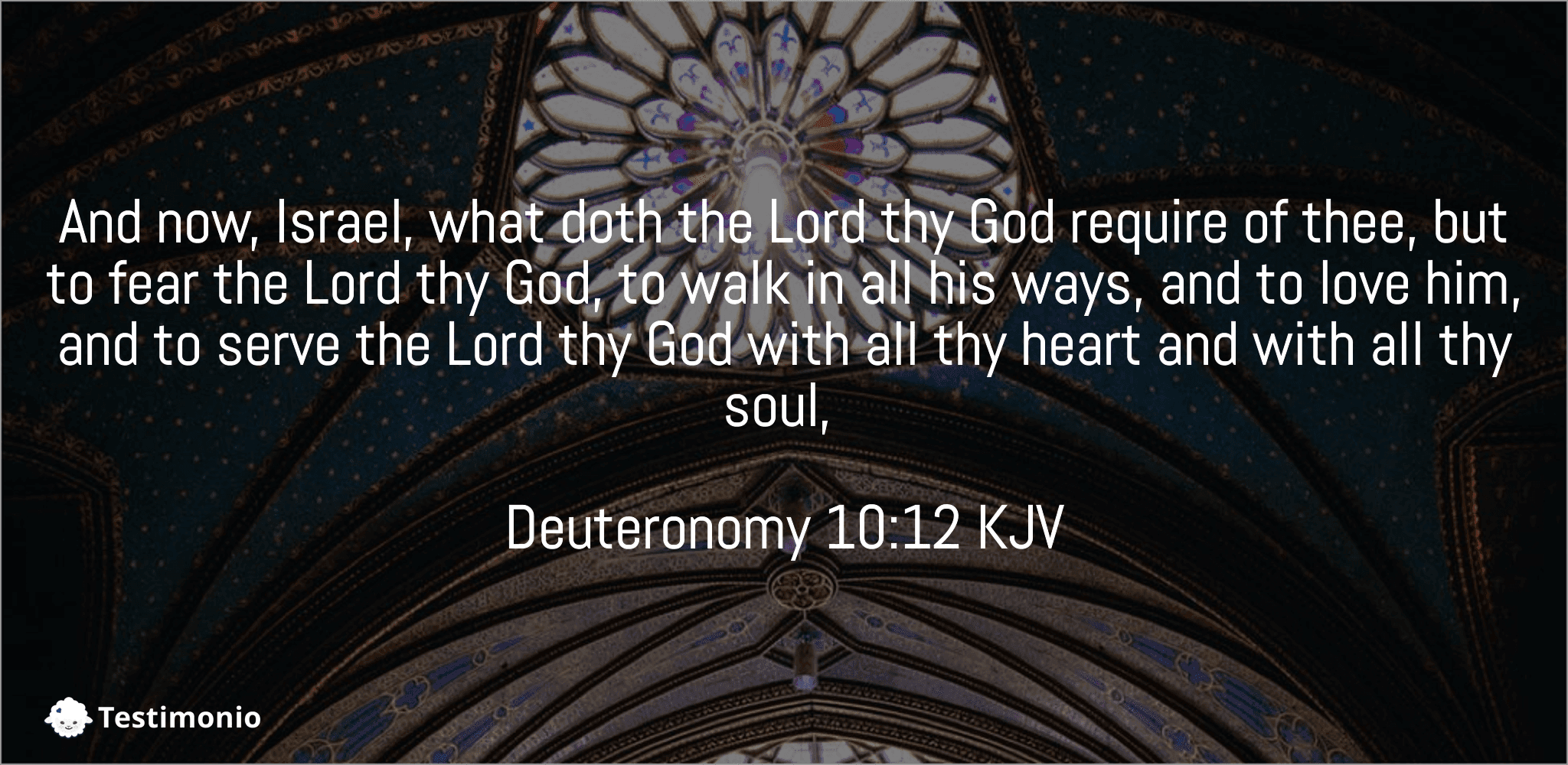 Deuteronomy 10:12