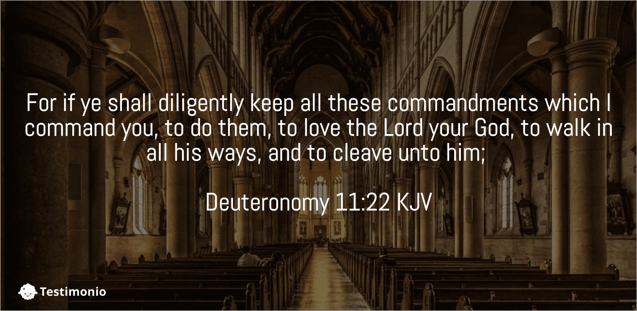 Deuteronomy 11:22