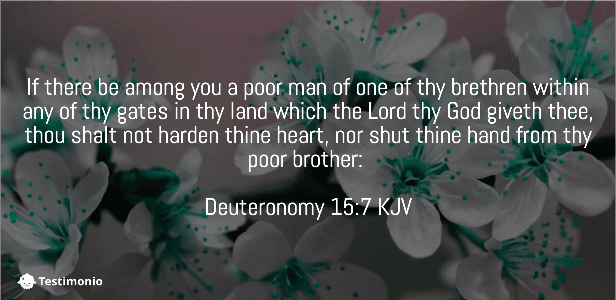 Deuteronomy 15:7