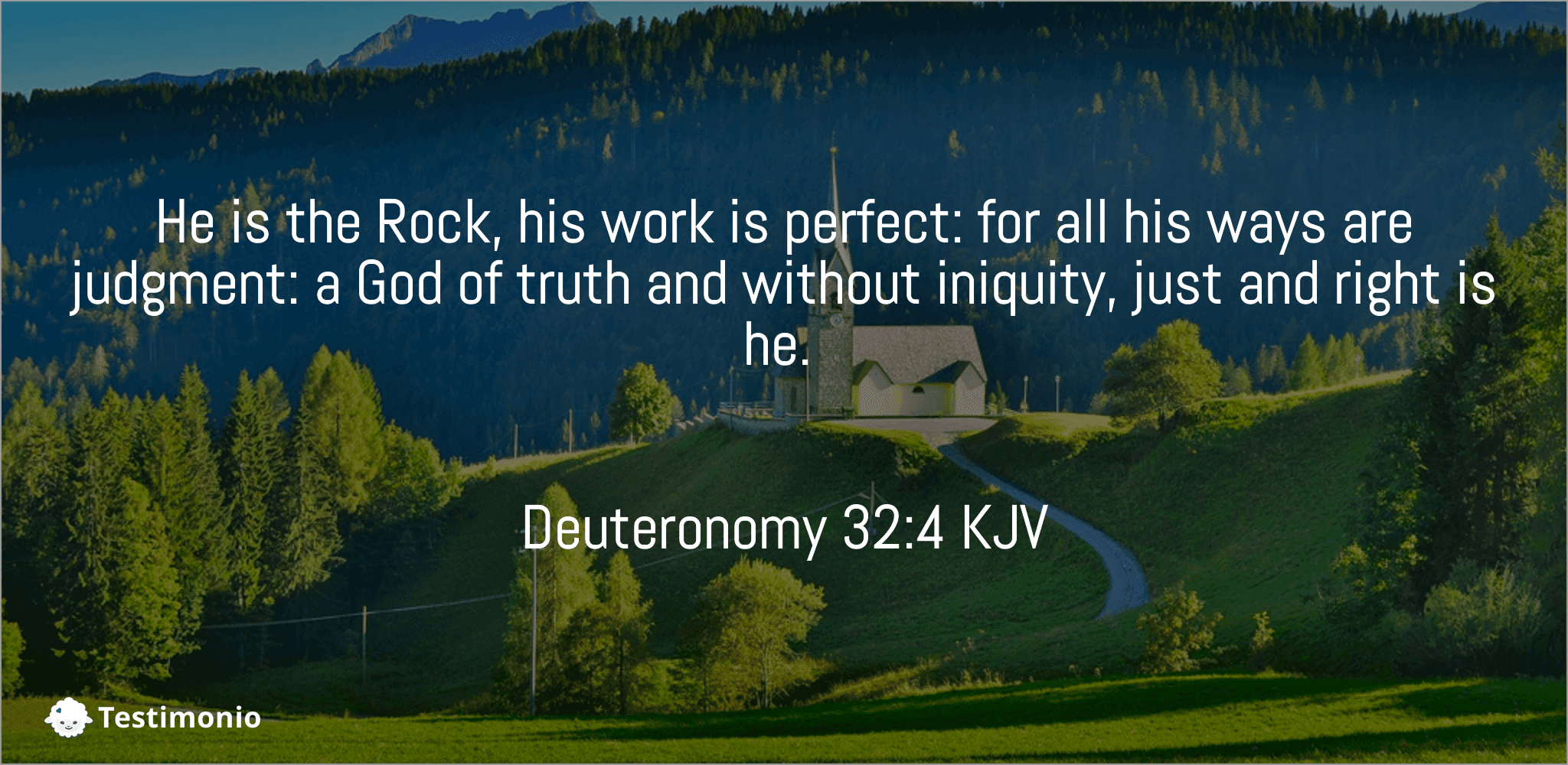 Deuteronomy 32:4