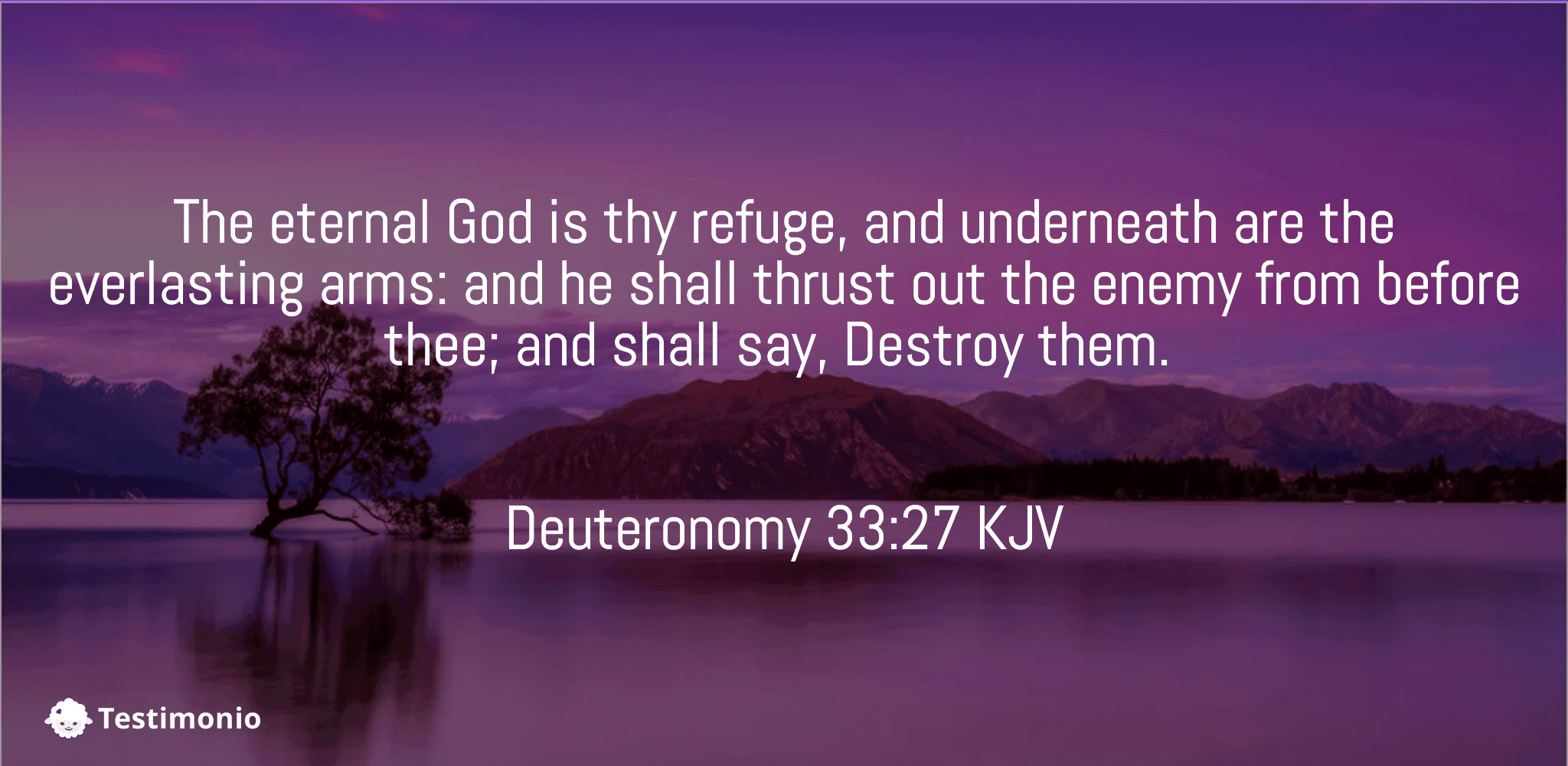 Deuteronomy 33:27