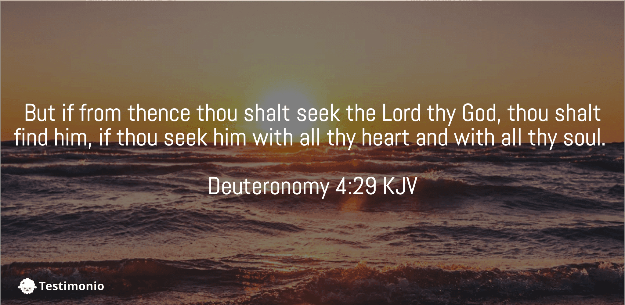 Deuteronomy 4:29