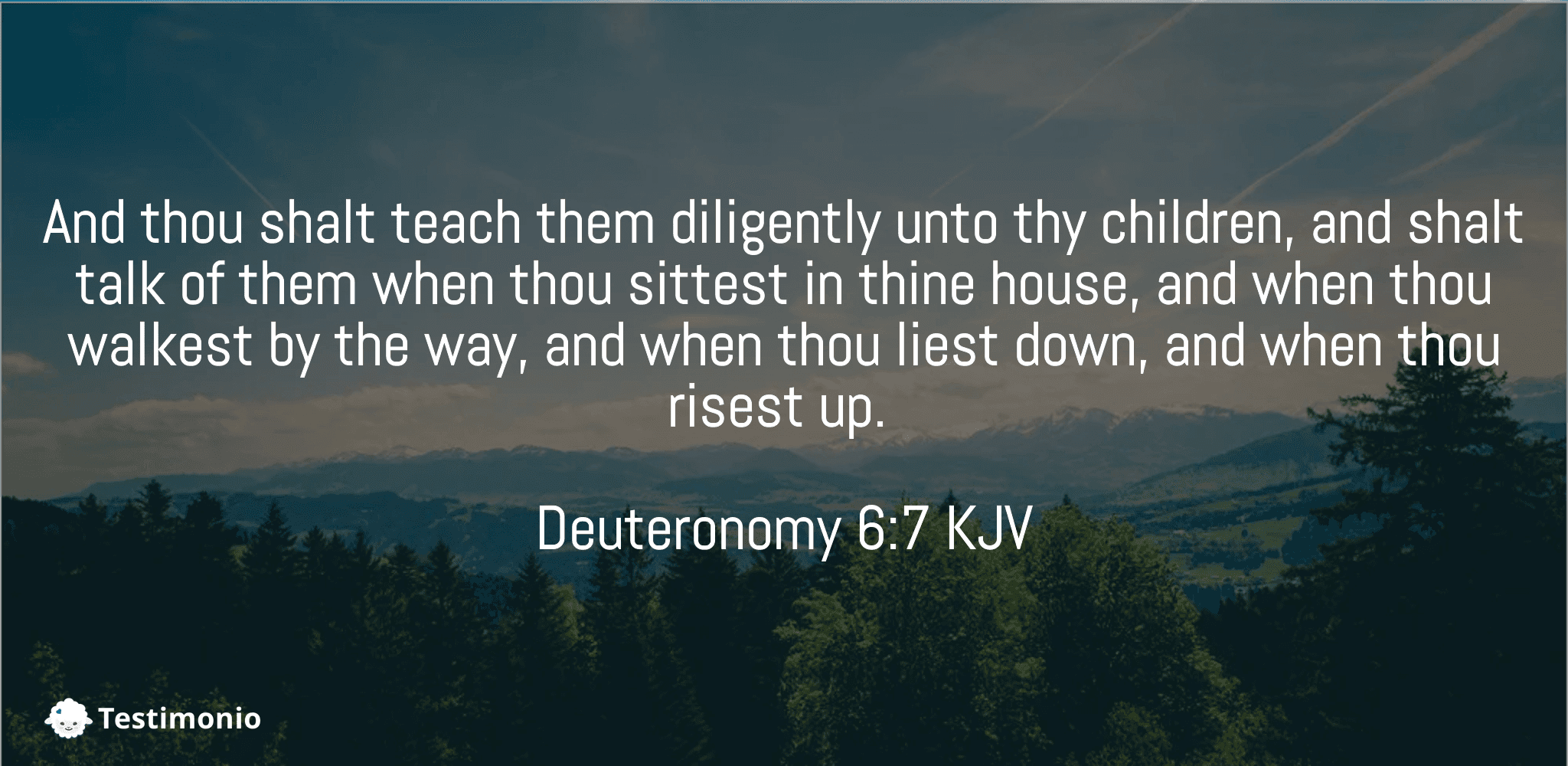 Deuteronomy 6:7