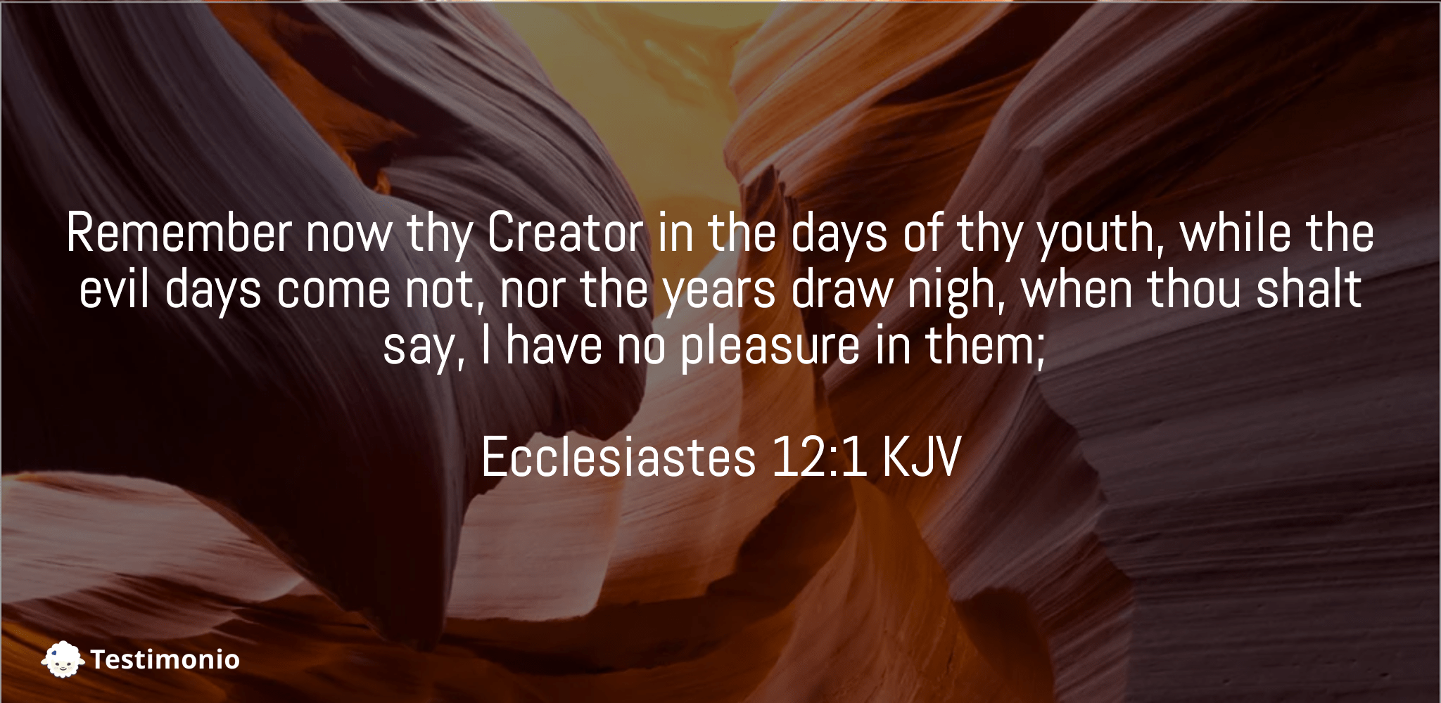 Ecclesiastes 12:1