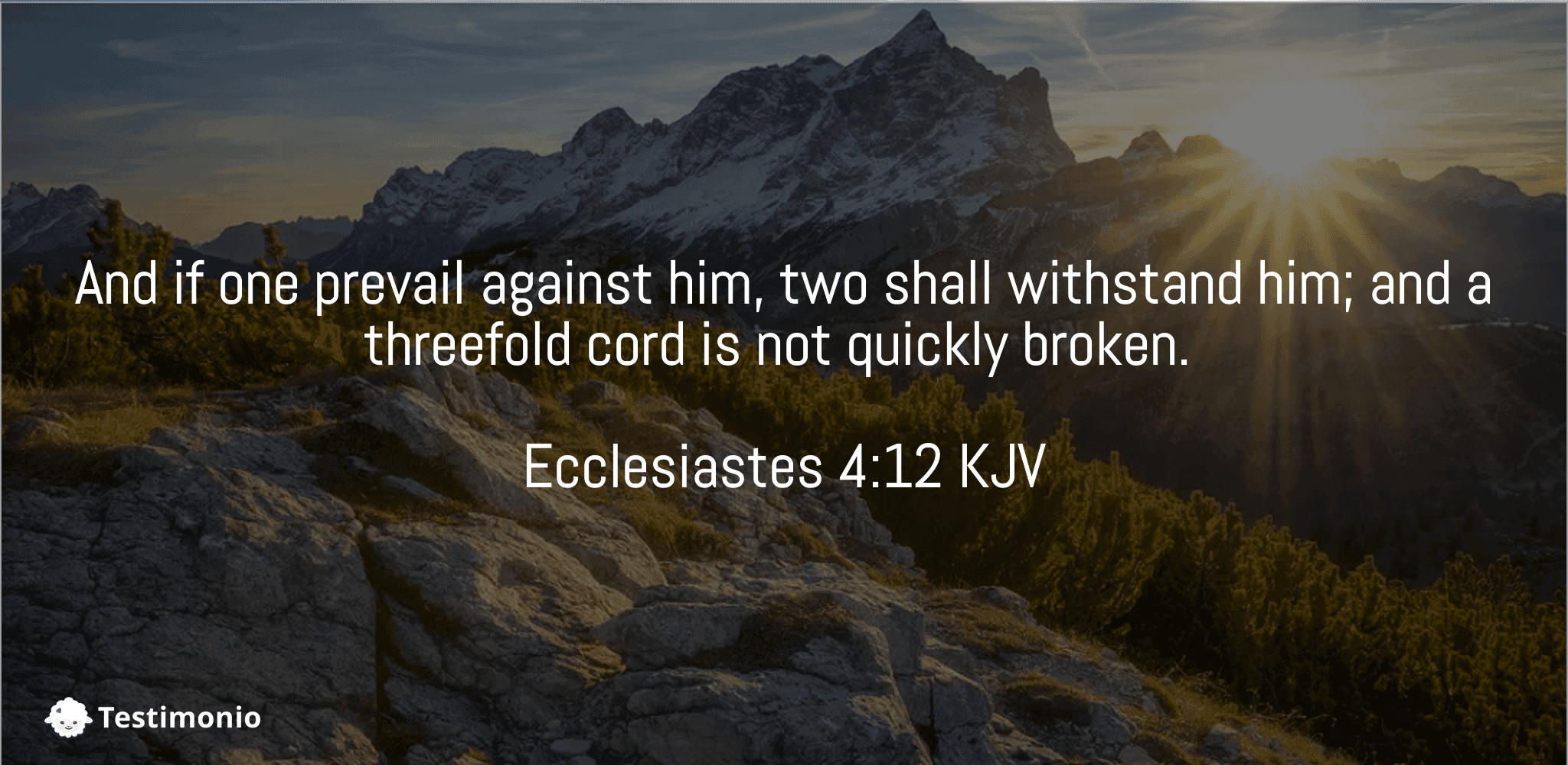 Ecclesiastes 4:12