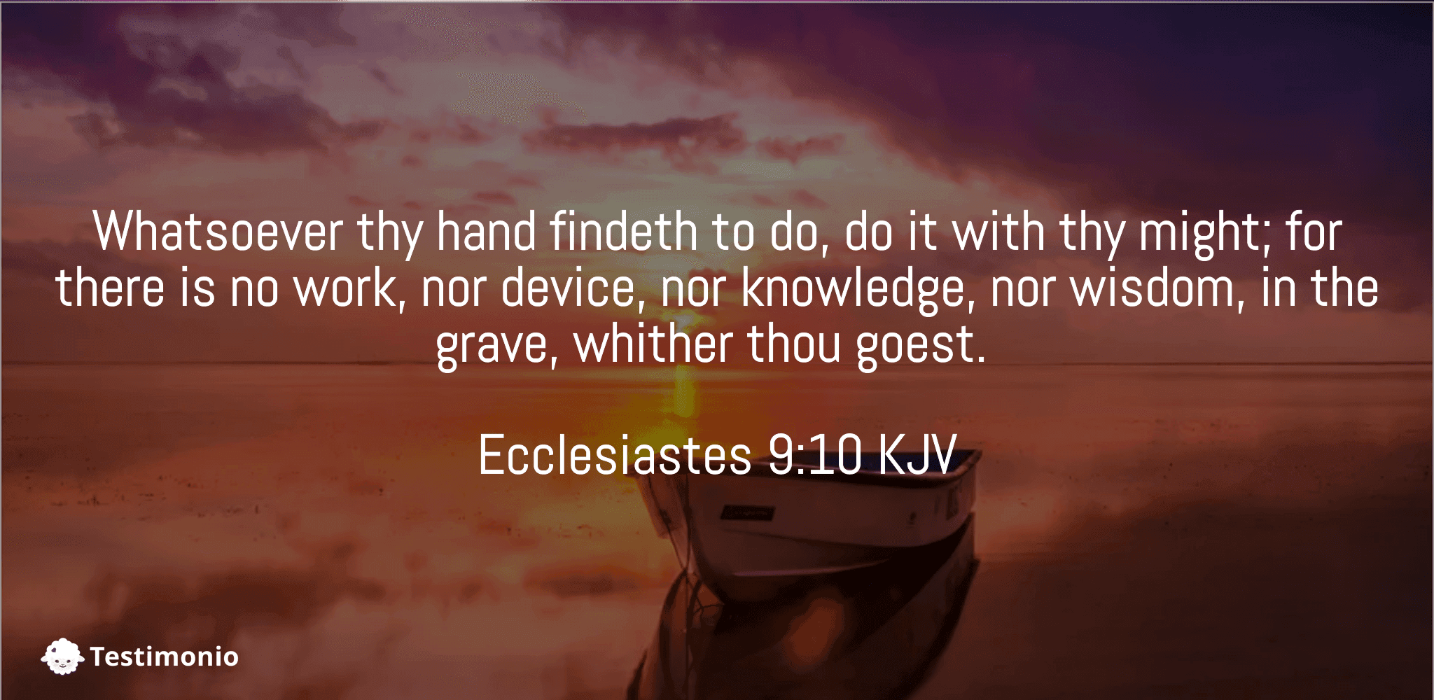 Ecclesiastes 9:10