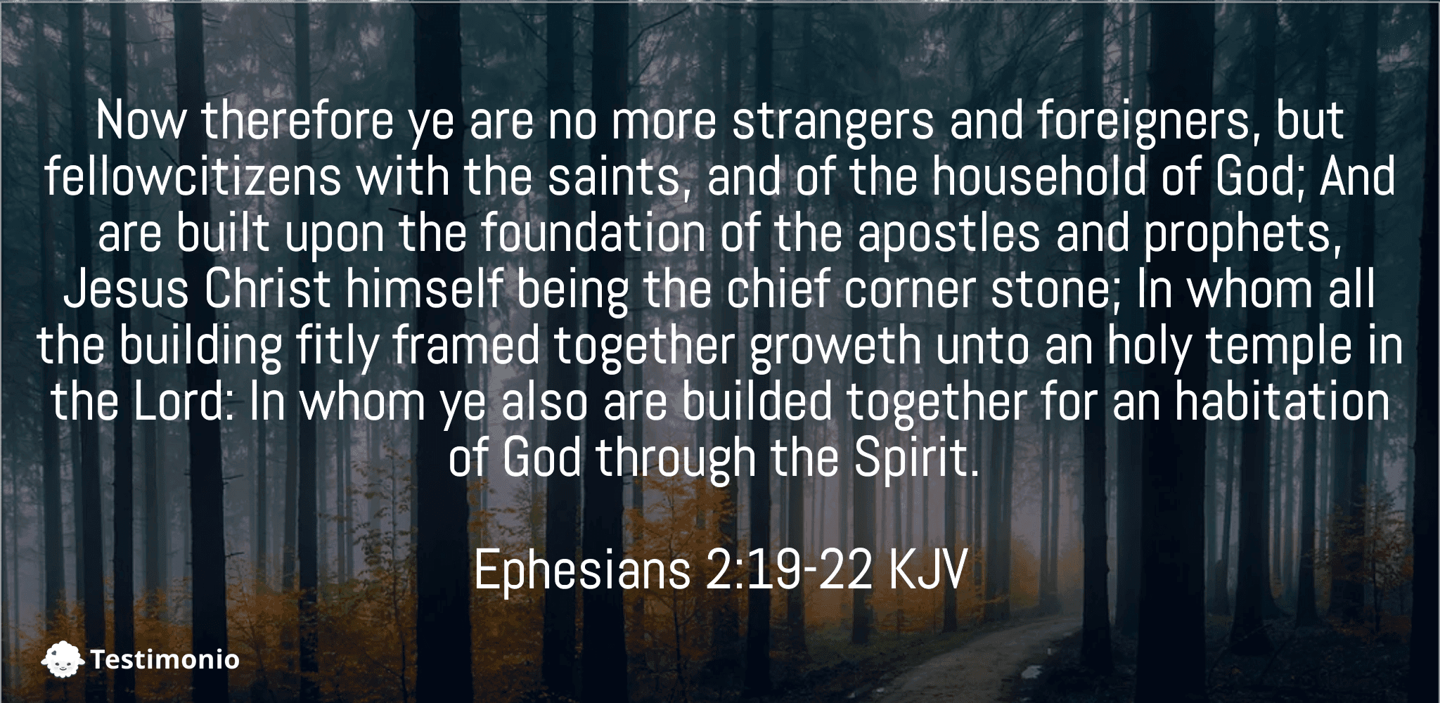 Ephesians 2:19-22