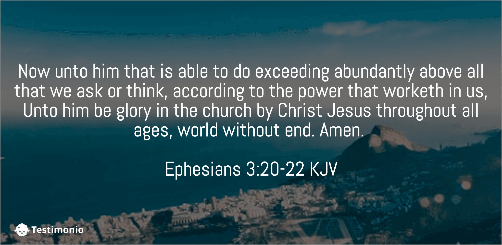 Ephesians 3:20-22
