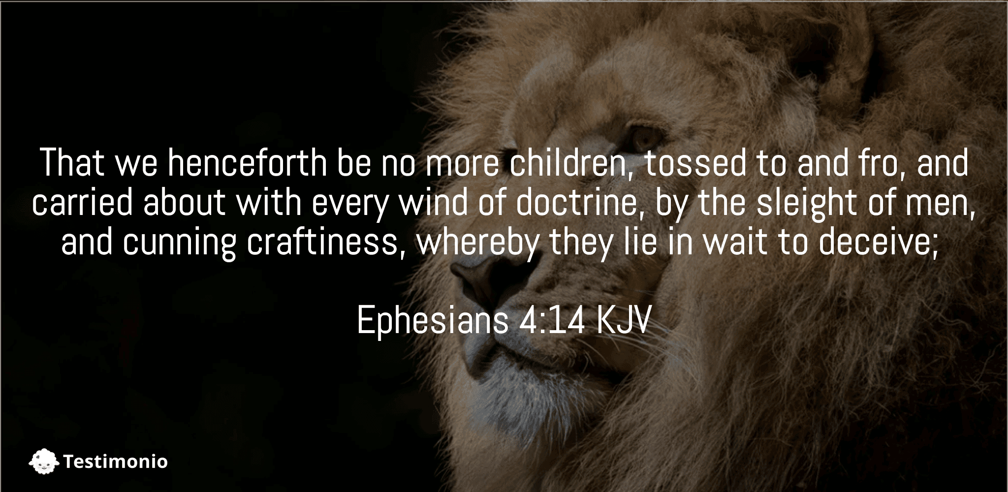 Ephesians 4:14