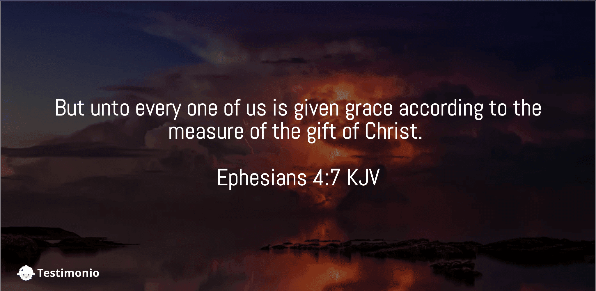 Ephesians 4:7