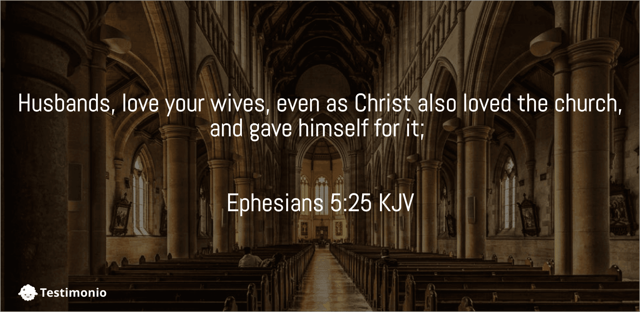 Ephesians 5:25