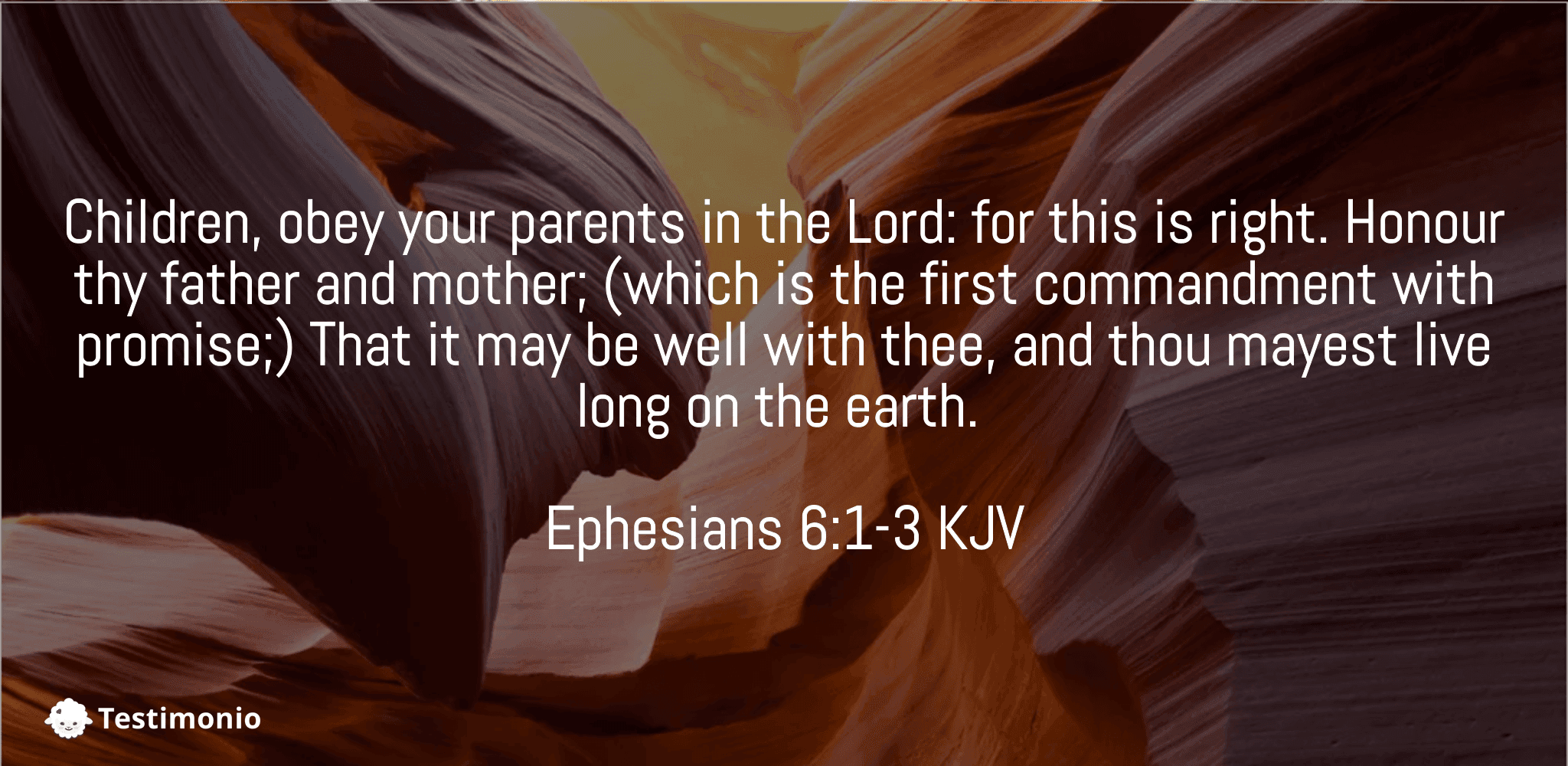 Ephesians 6:1-3