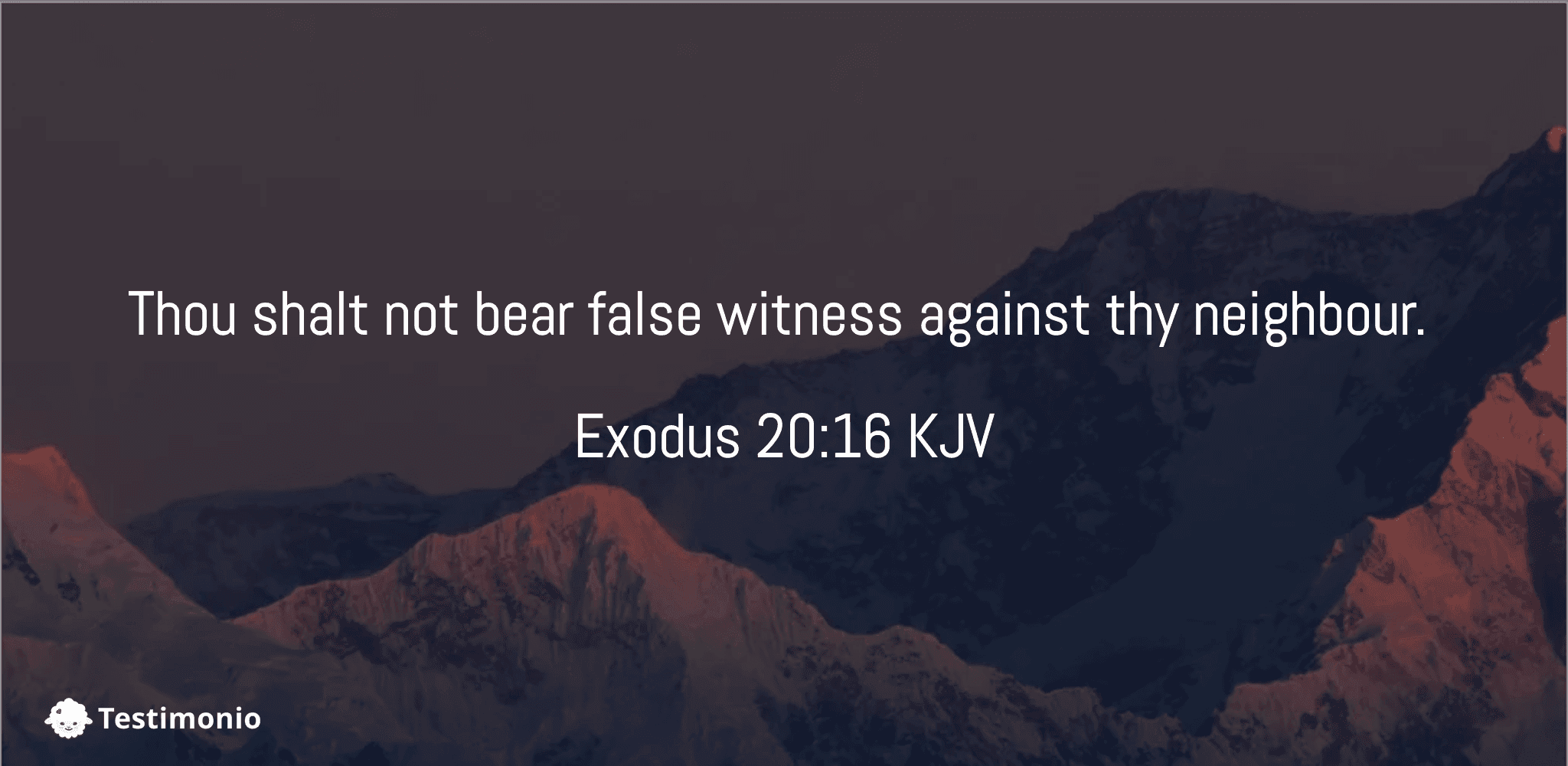 Exodus 20:16