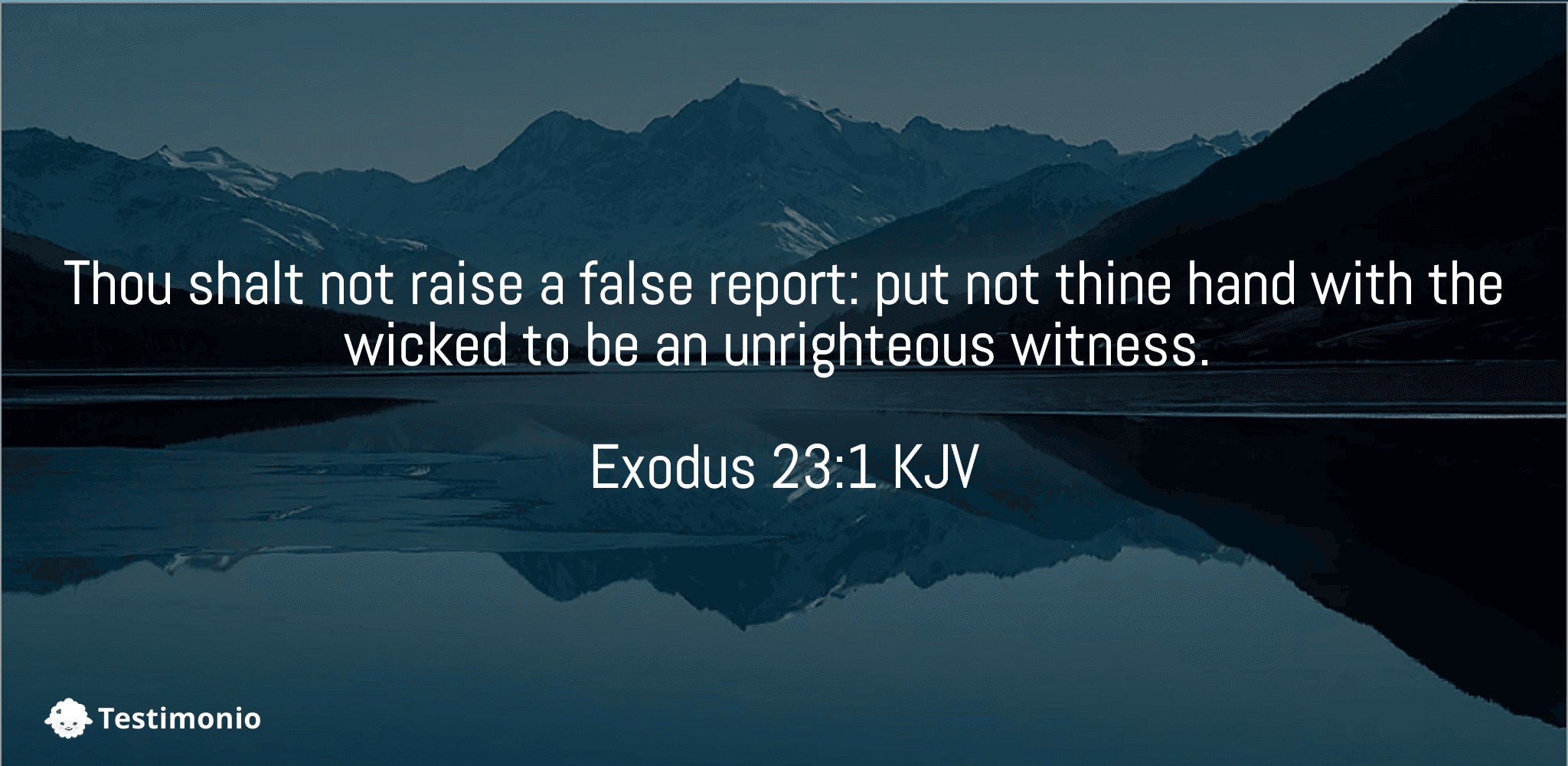 Exodus 23:1