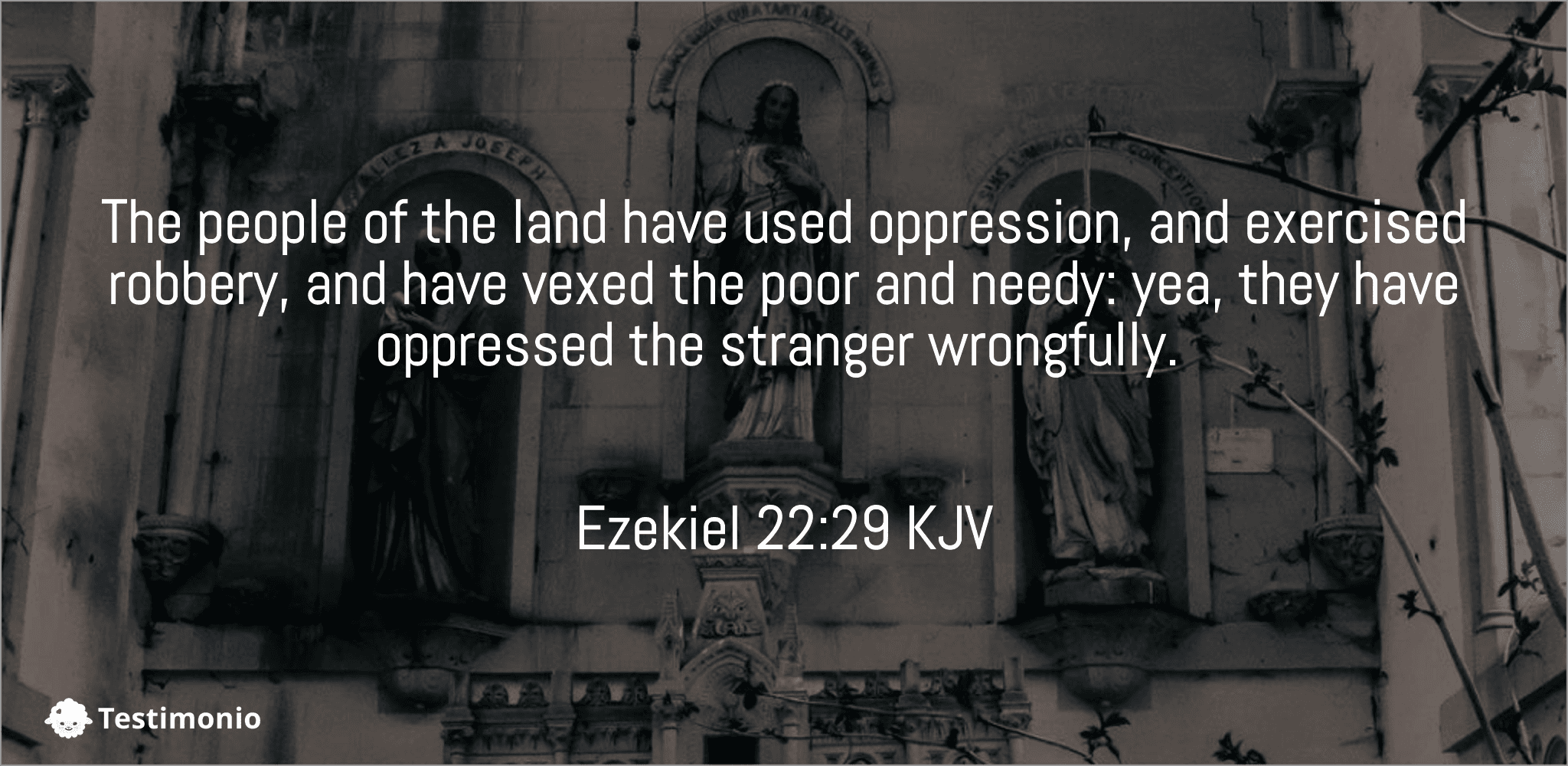 Ezekiel 22:29