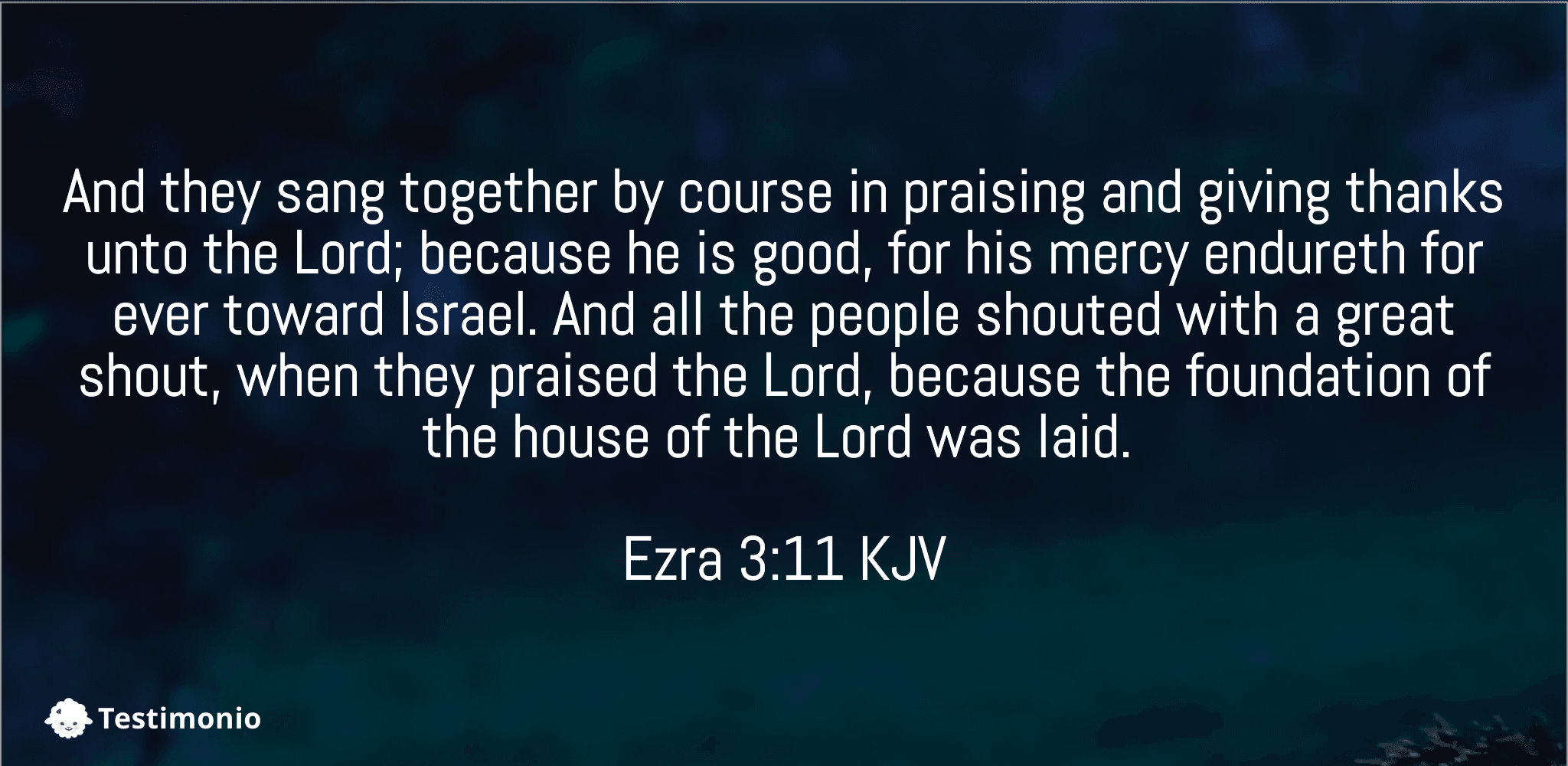 Ezra 3:11