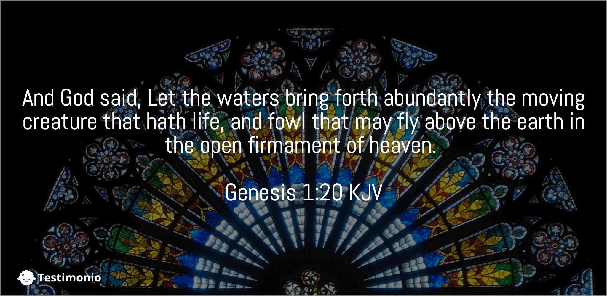 Genesis 1:20