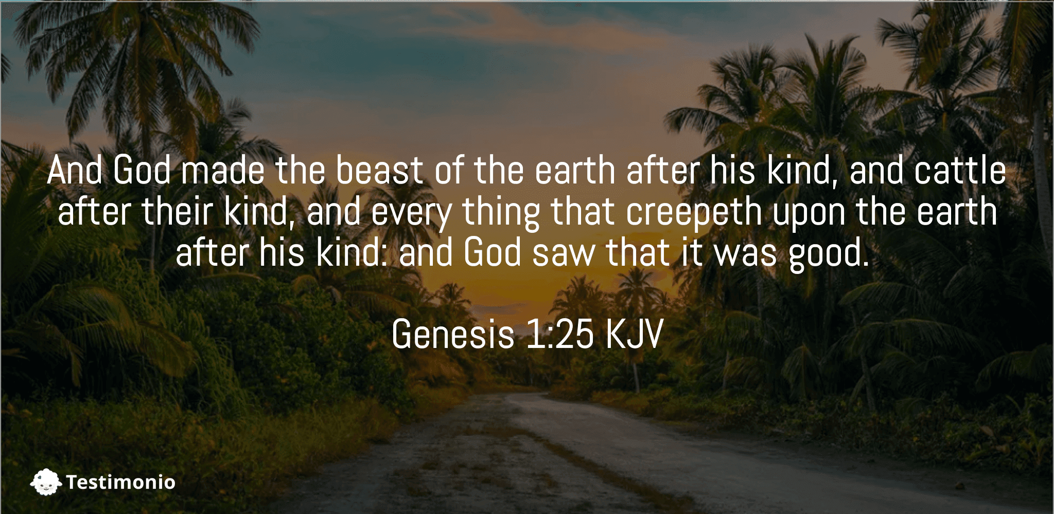 Genesis 1:25