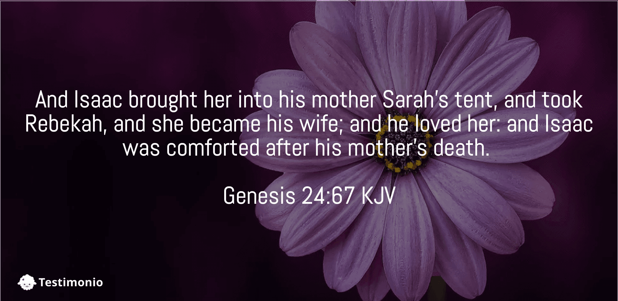 Genesis 24:67