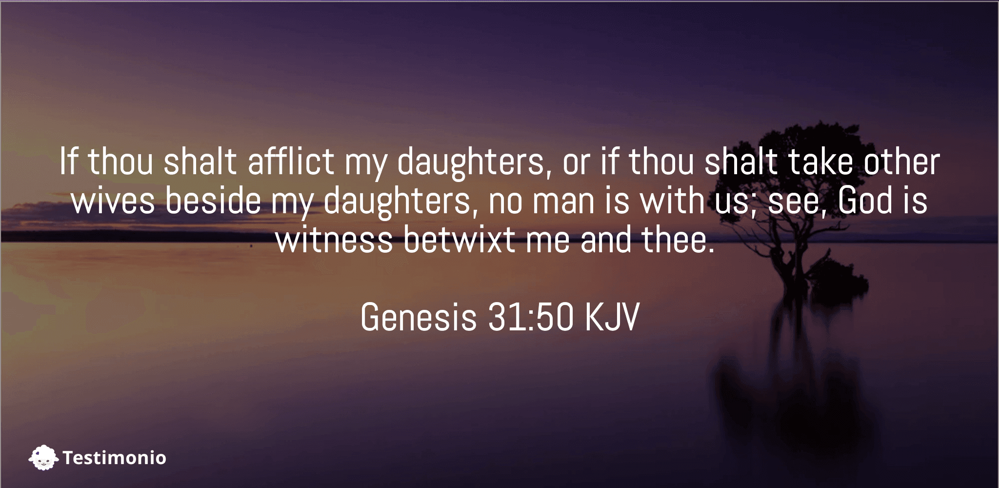 Genesis 31:50