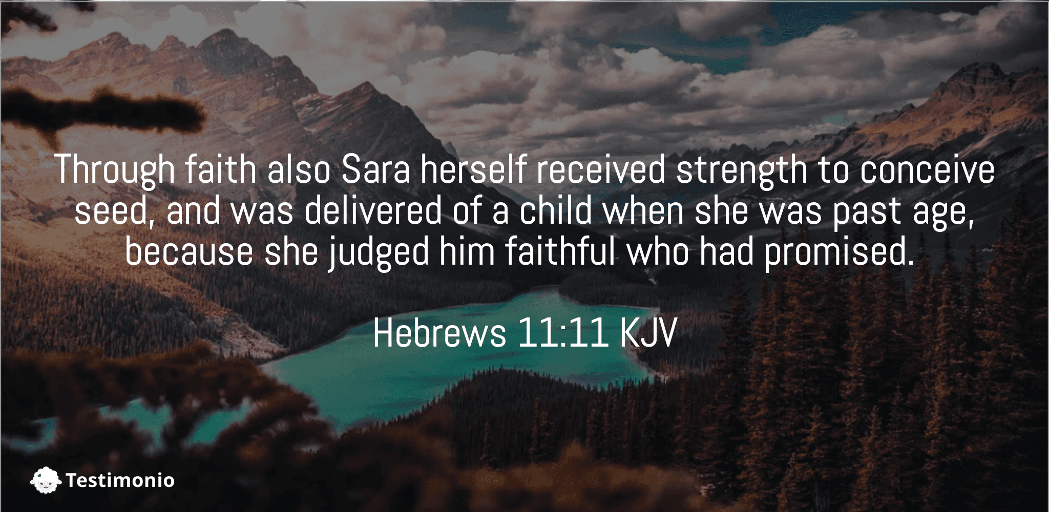 Hebrews 11:11