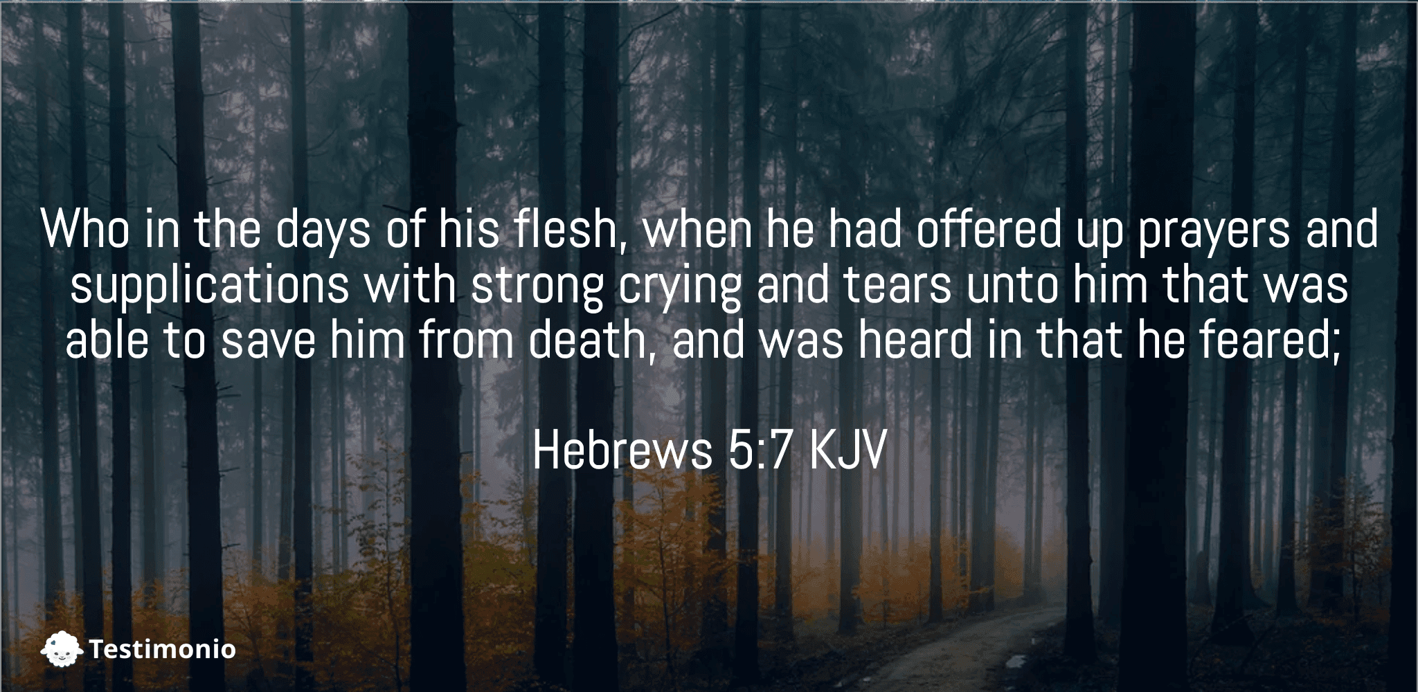 Hebrews 5:7