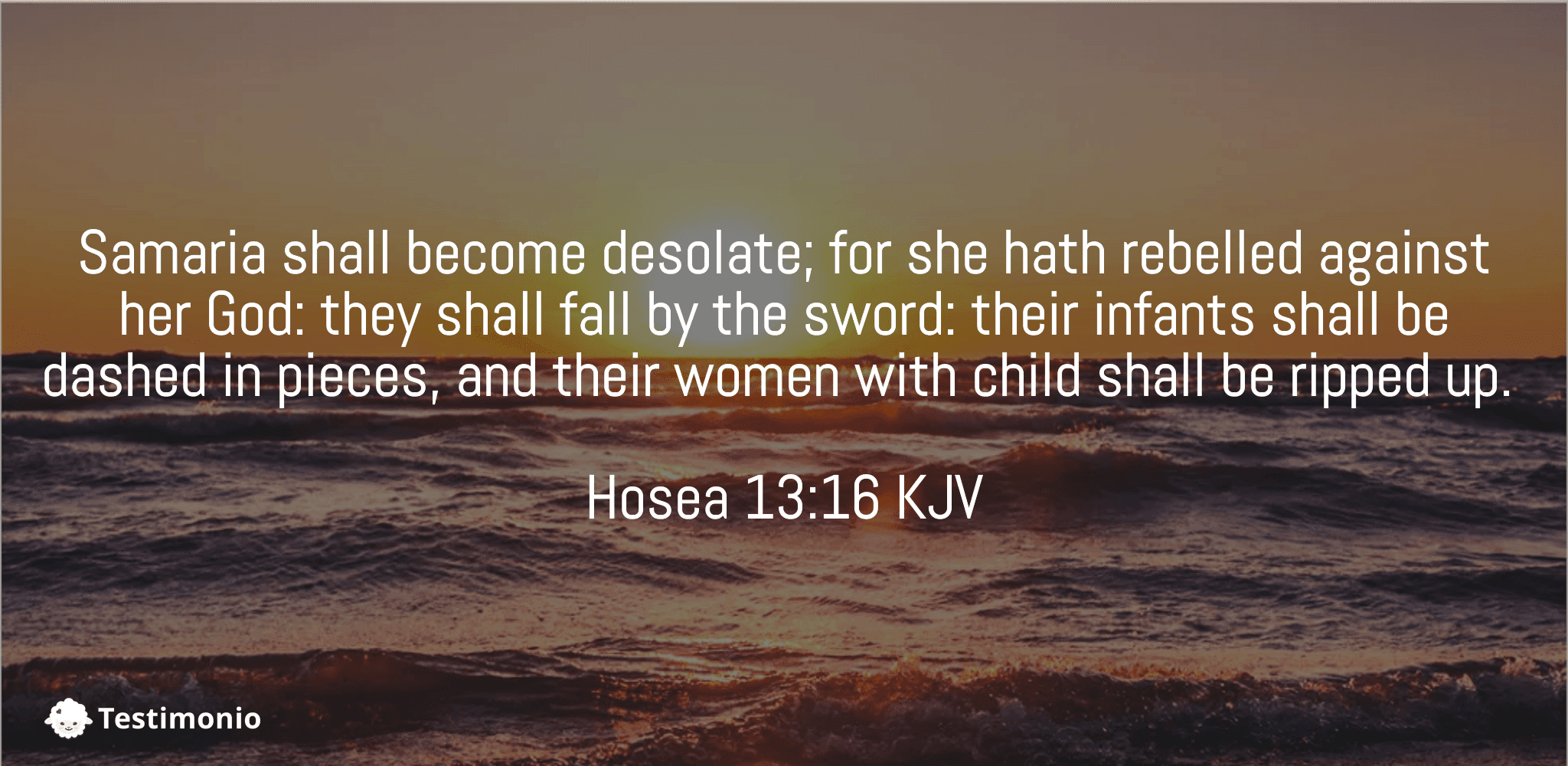 Hosea 13:16