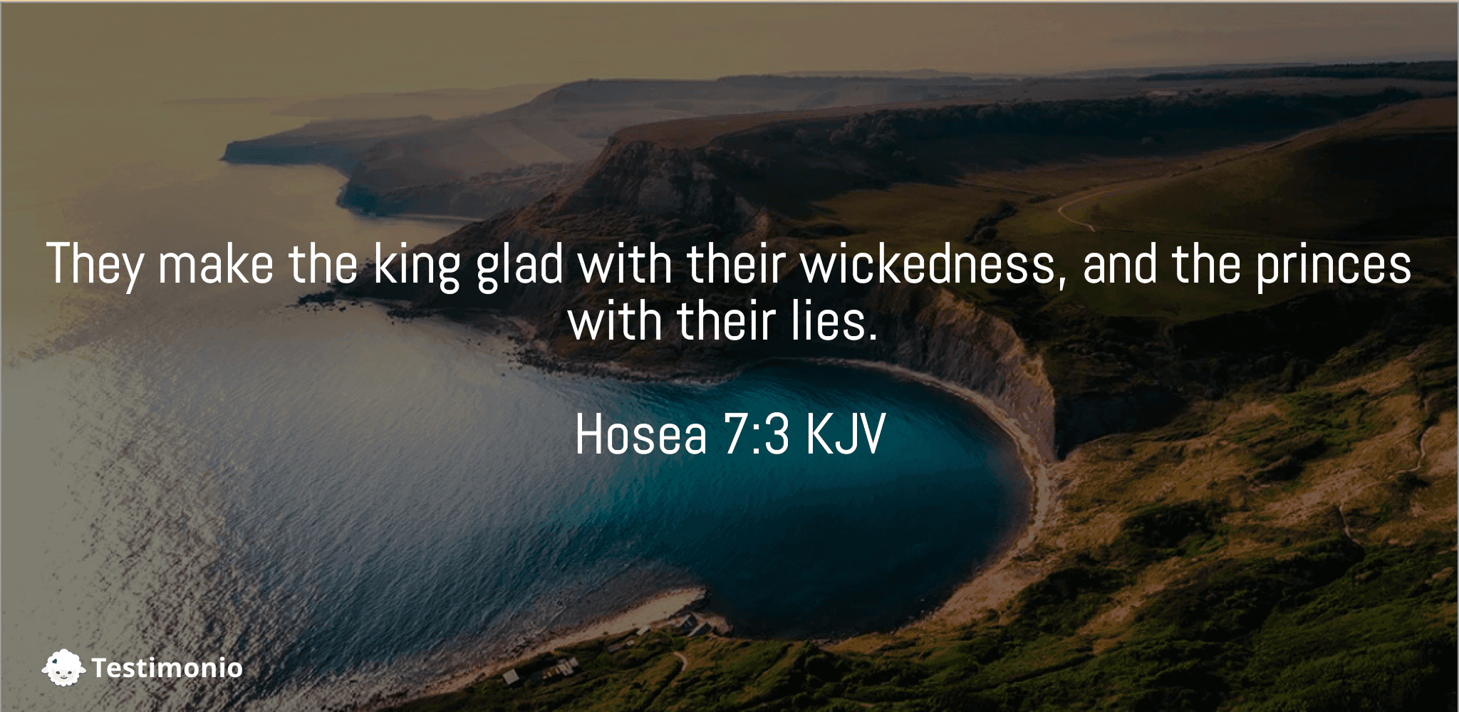 Hosea 7:3