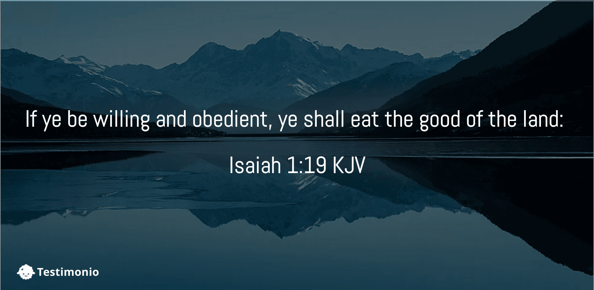 Isaiah 1:19