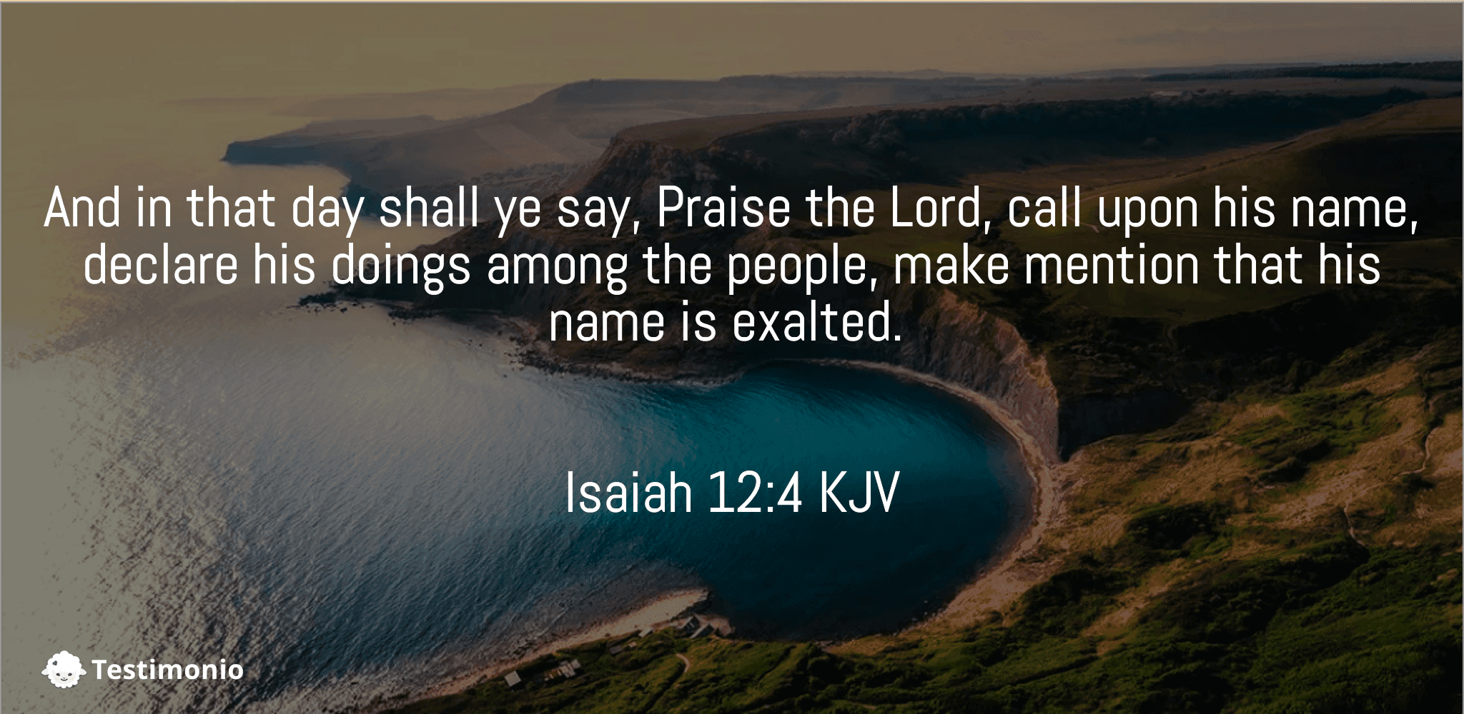 Isaiah 12:4