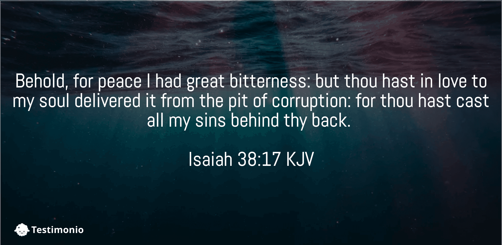 Isaiah 38:17