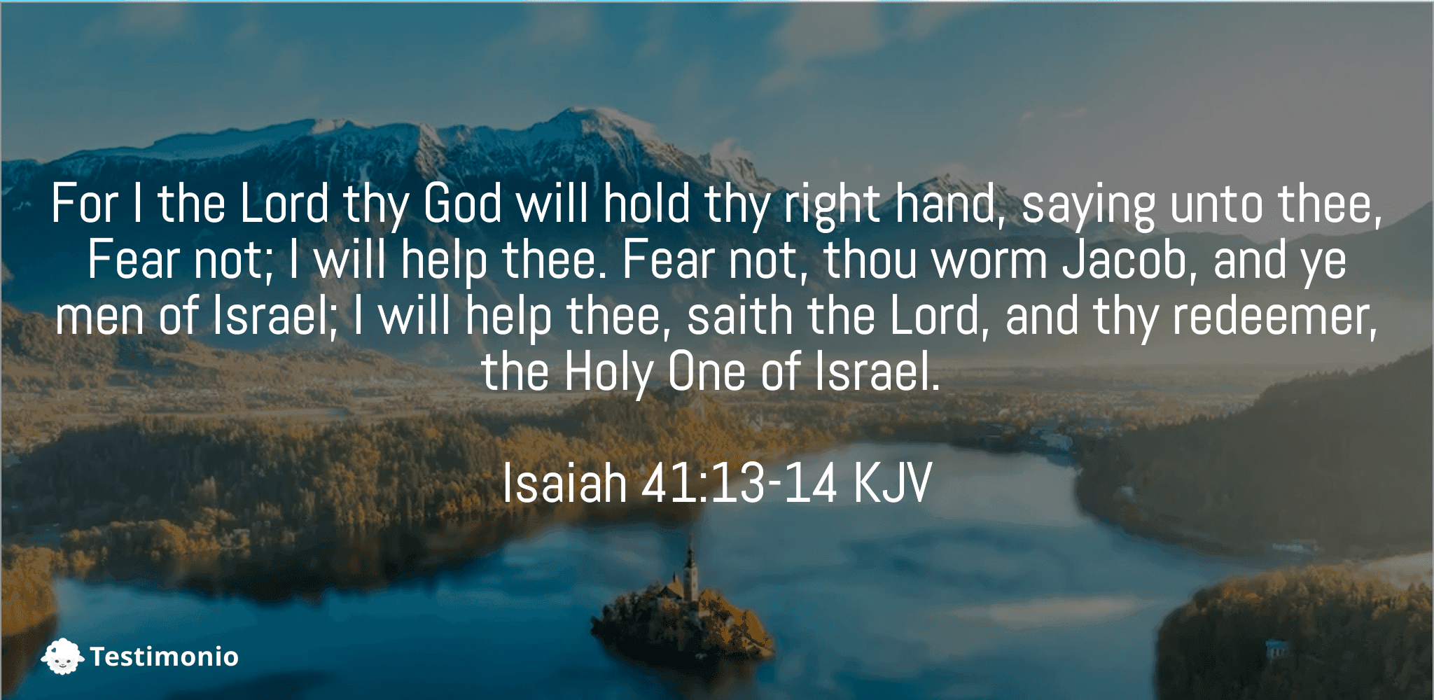 Isaiah 41:13-14