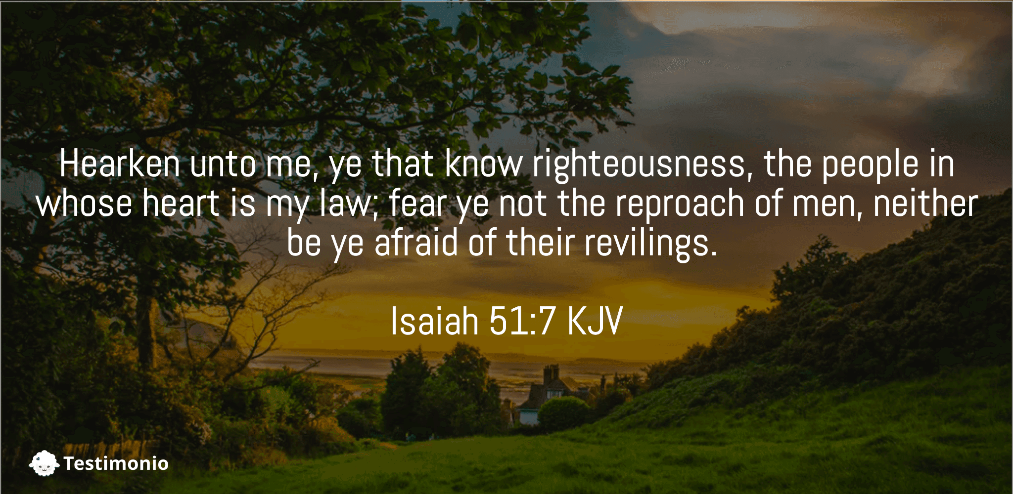 Isaiah 51:7