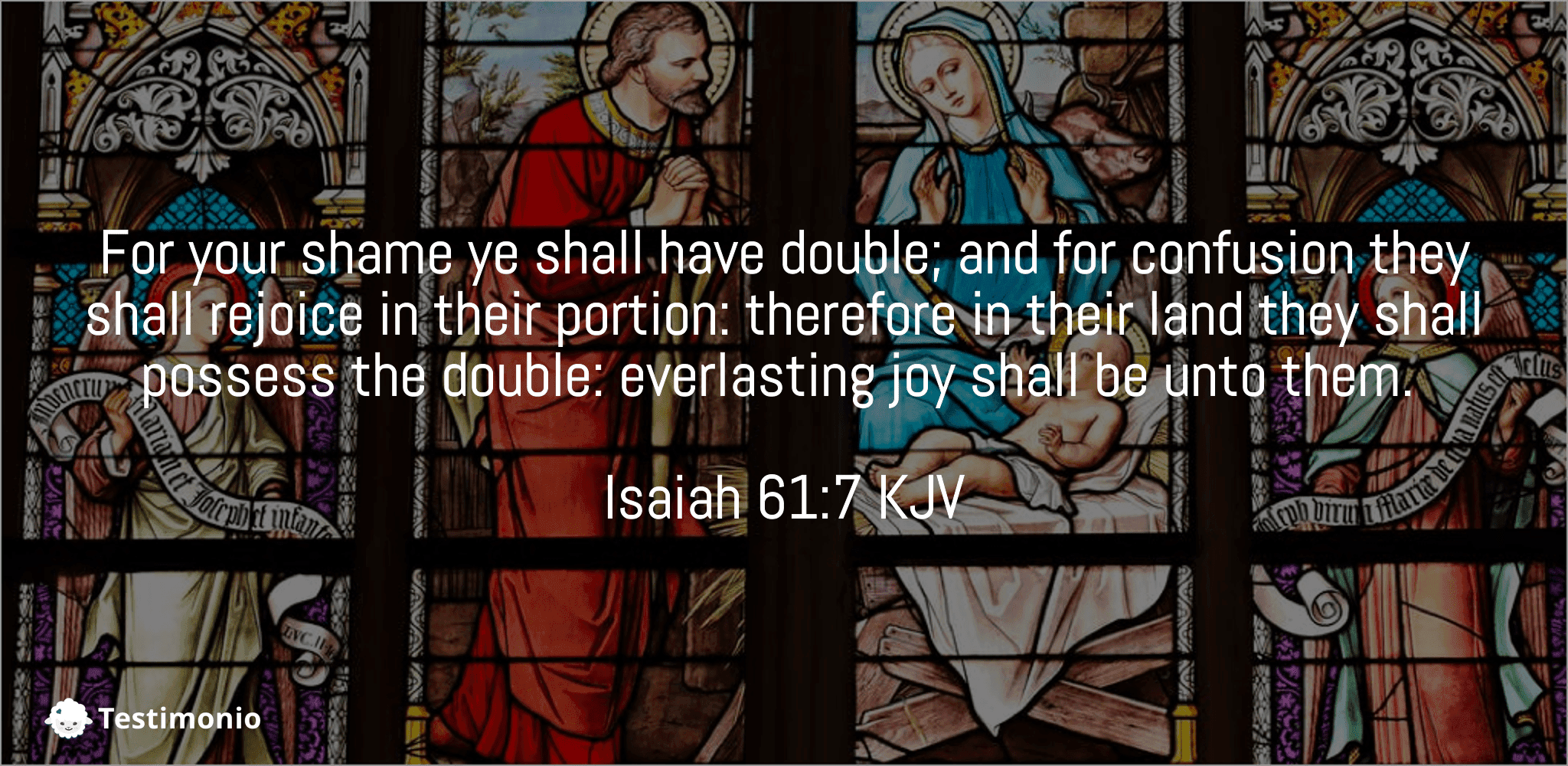 Isaiah 61:7