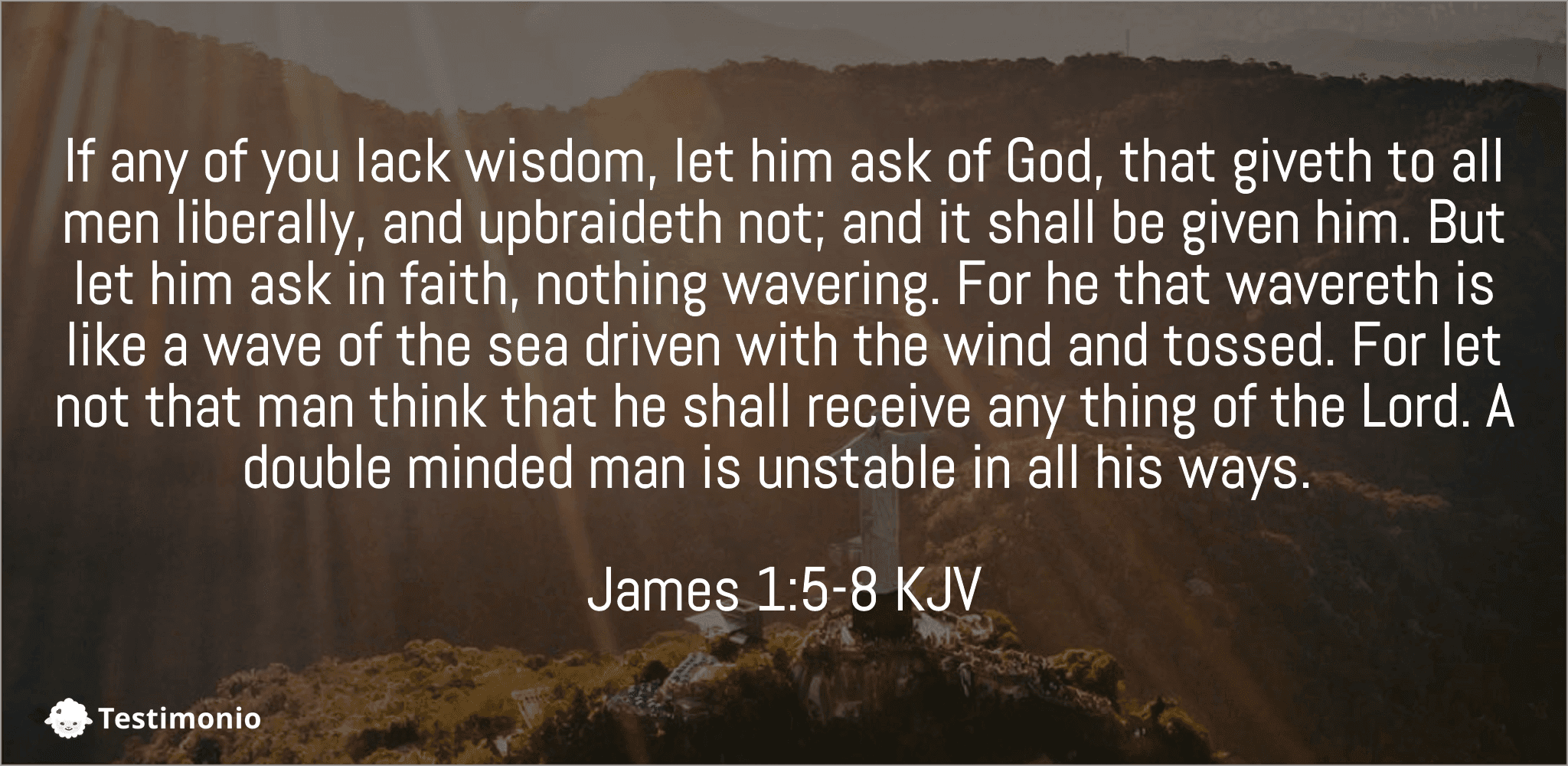 James 1:5-8