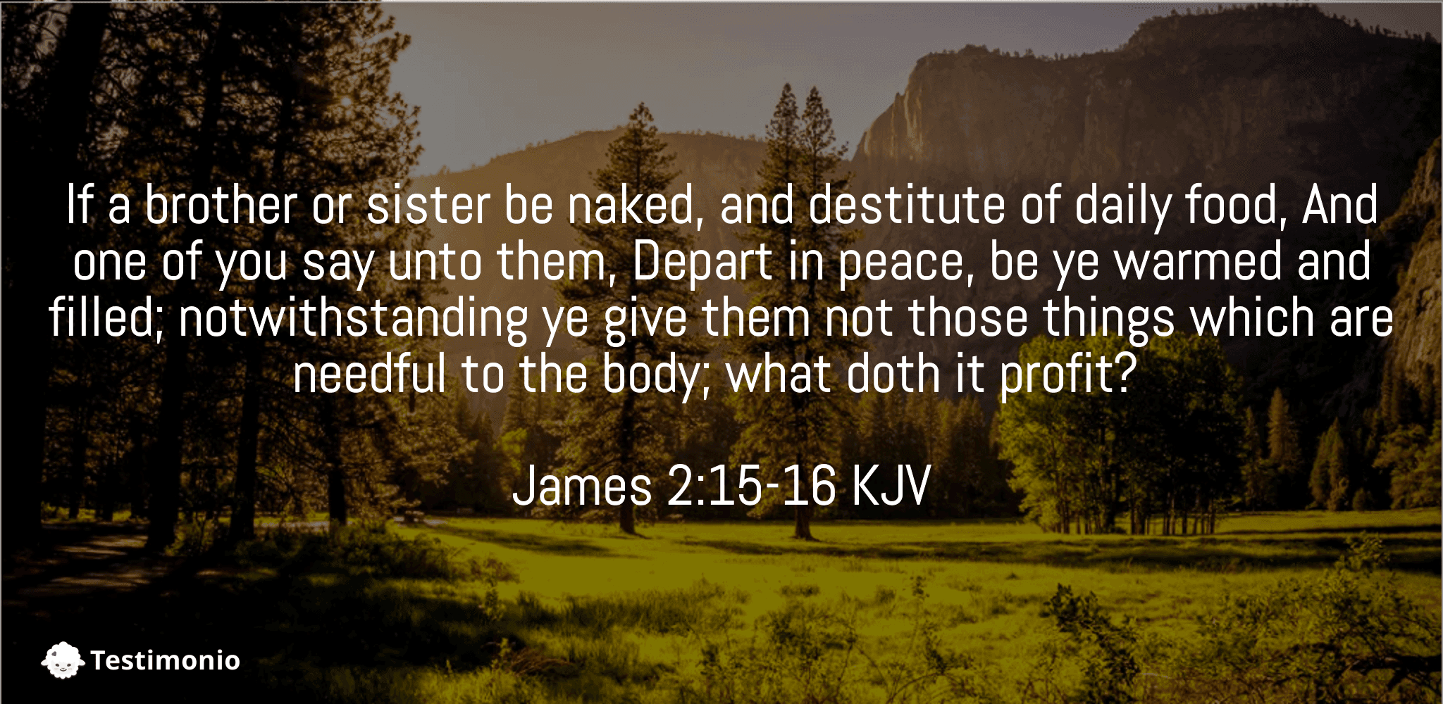 James 2:15-16