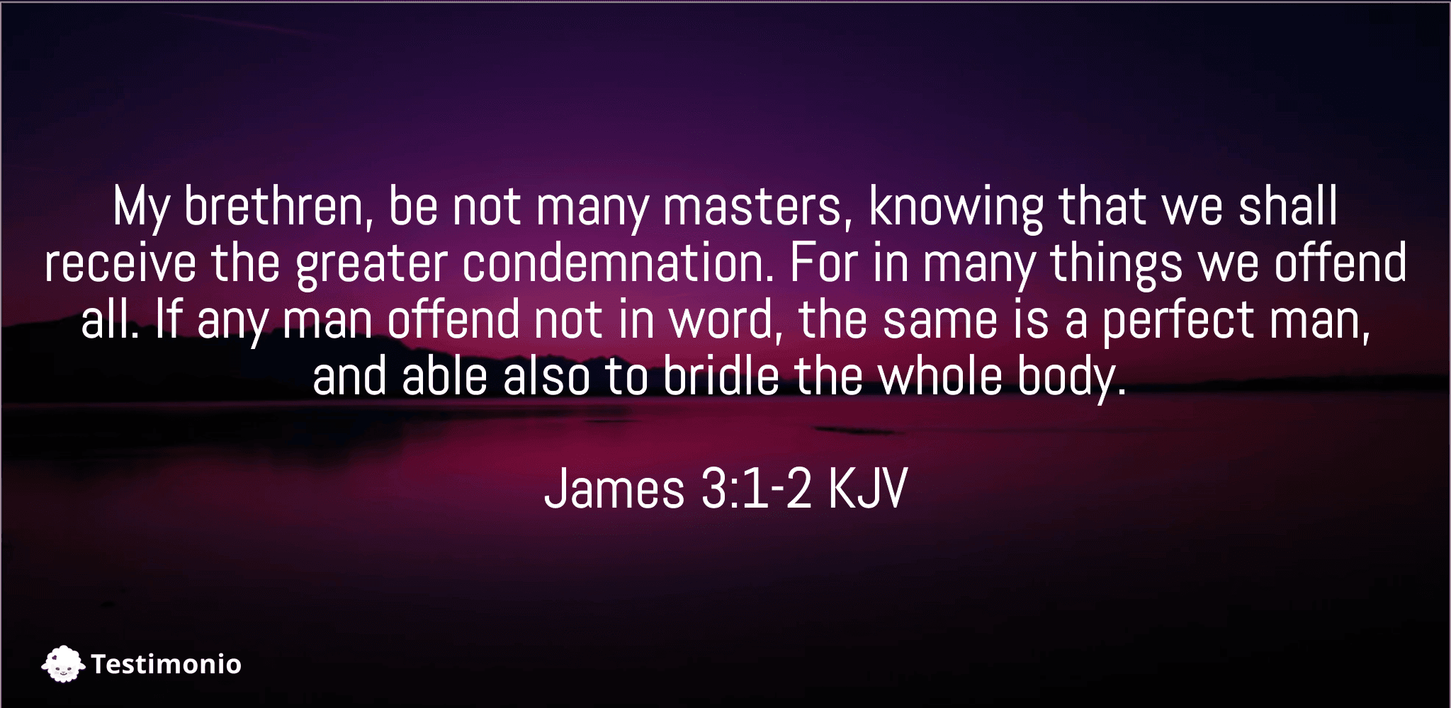 James 3:1-2