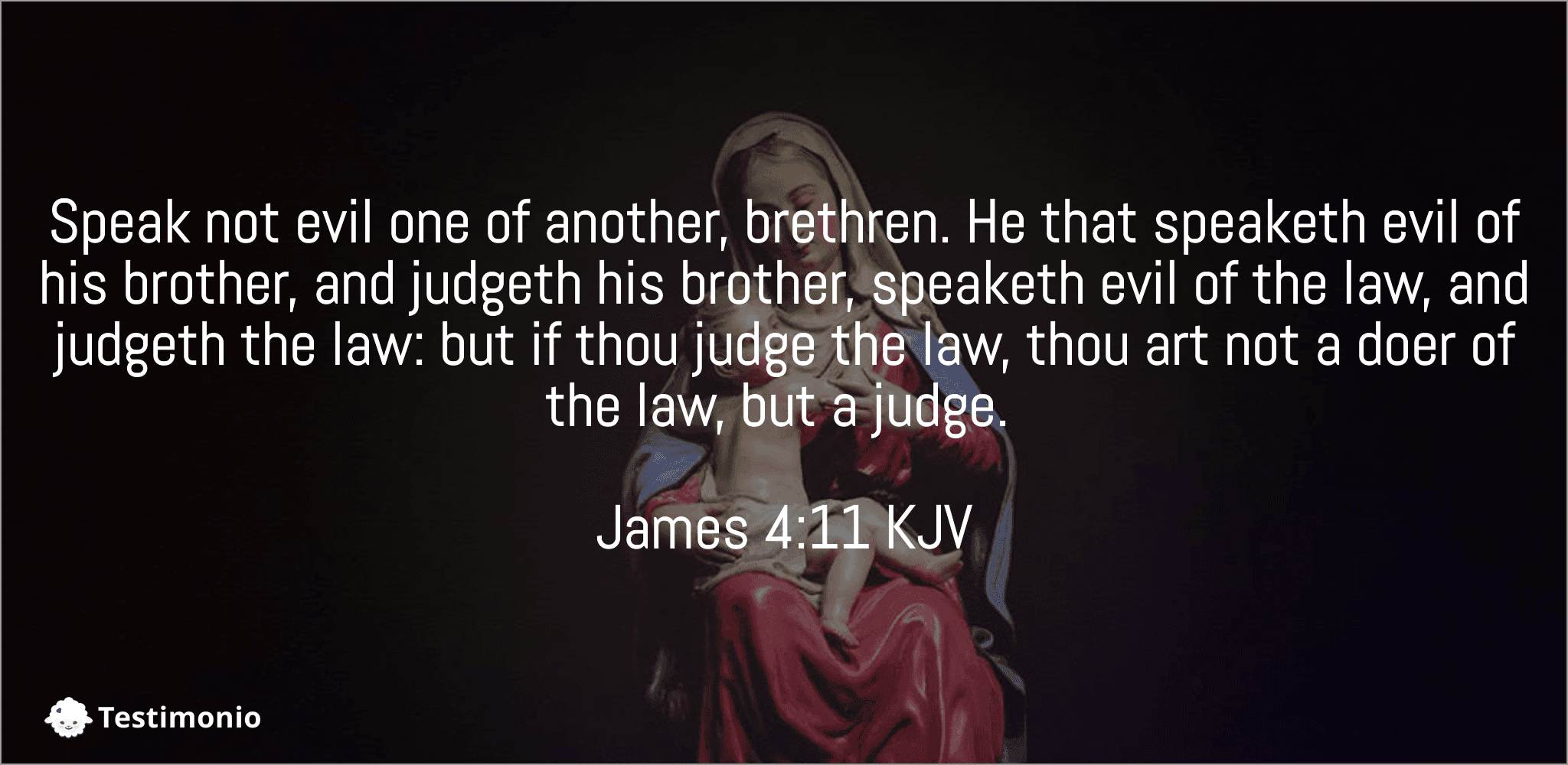 James 4:11