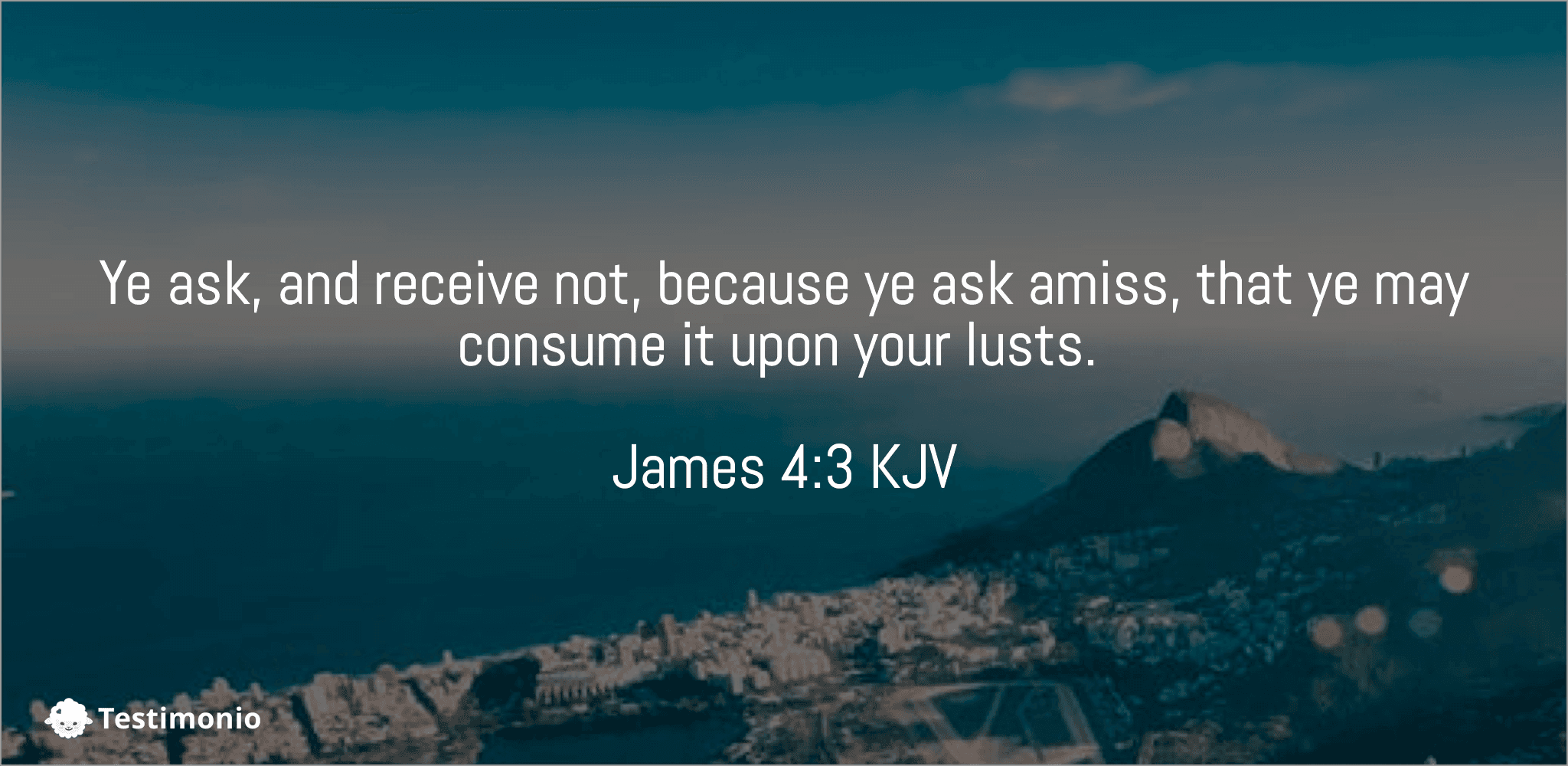 James 4:3
