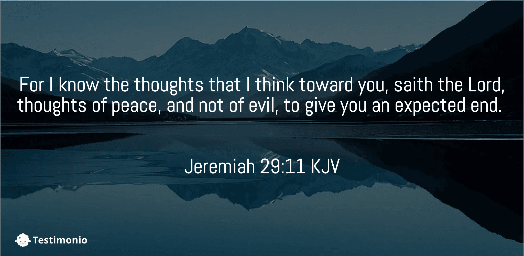 Jeremiah 29:11