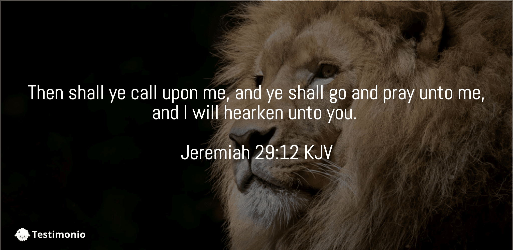Jeremiah 29:12
