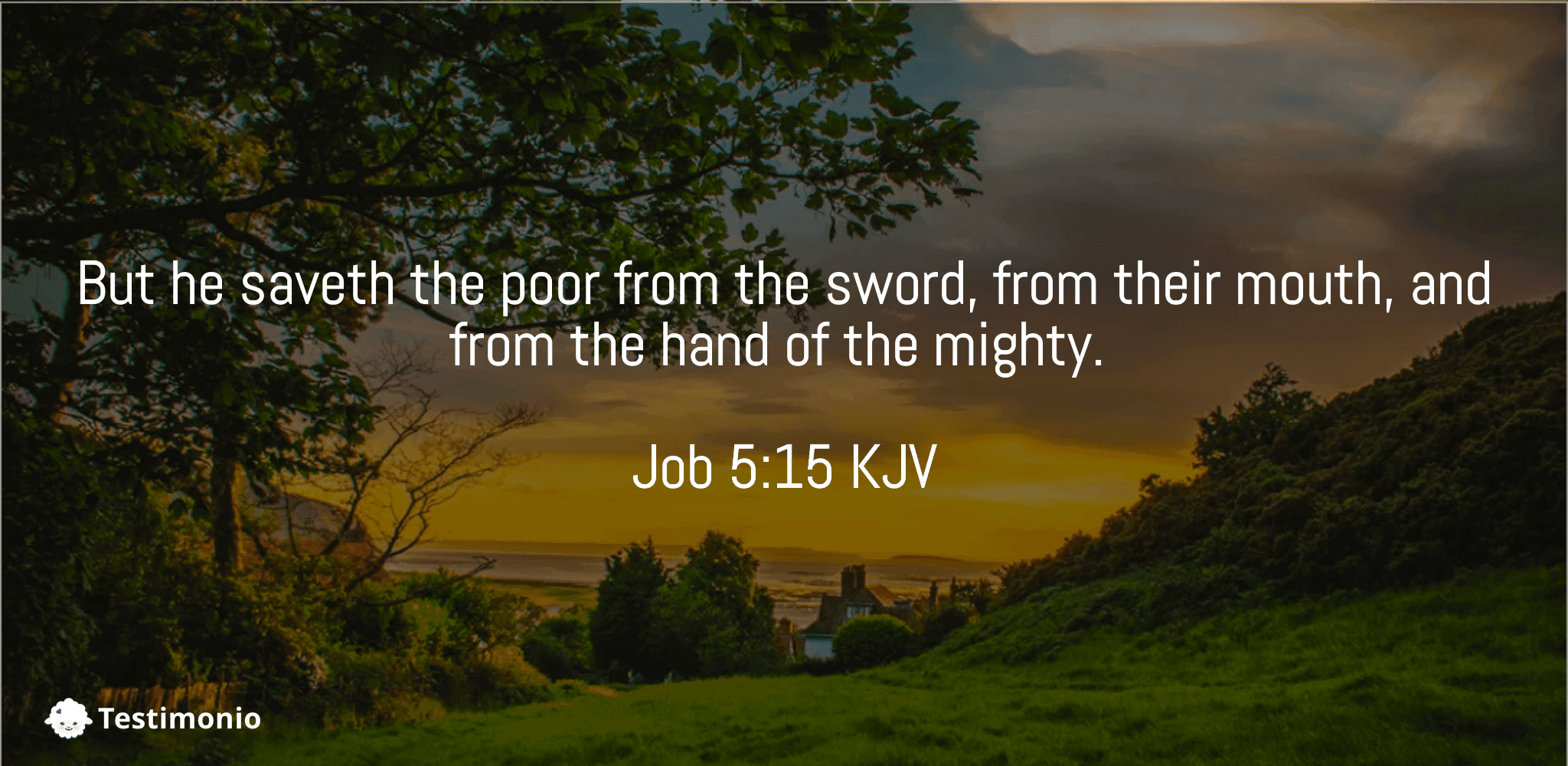Job 5:15