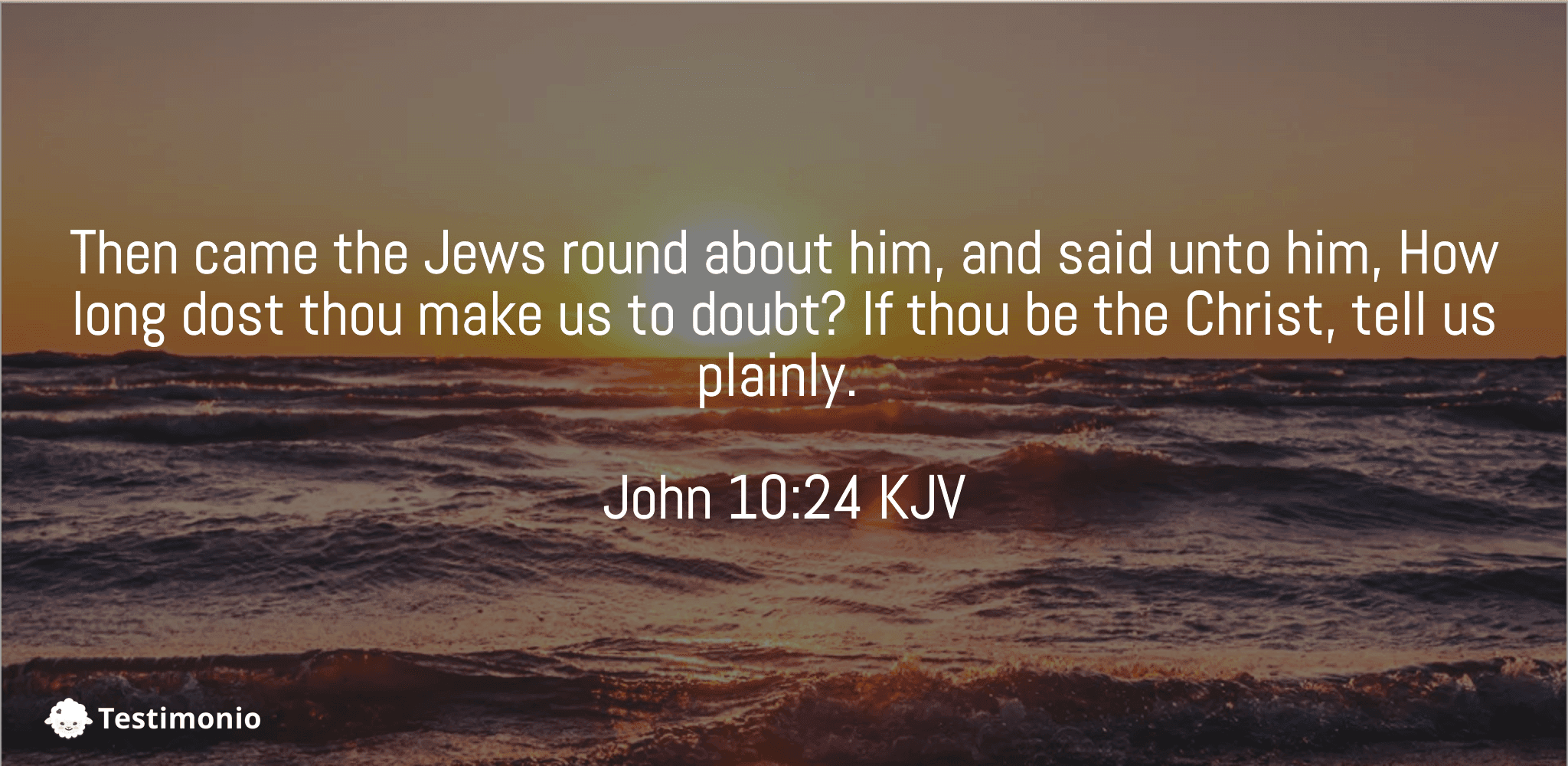 John 10:24