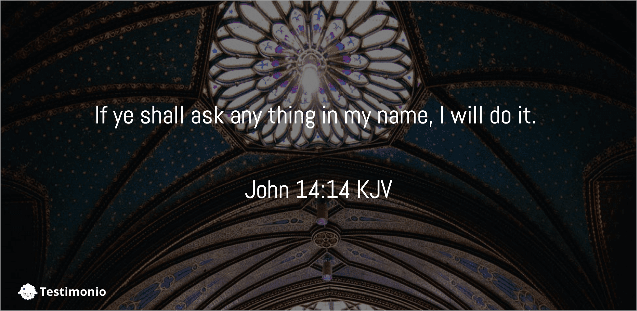 John 14:14