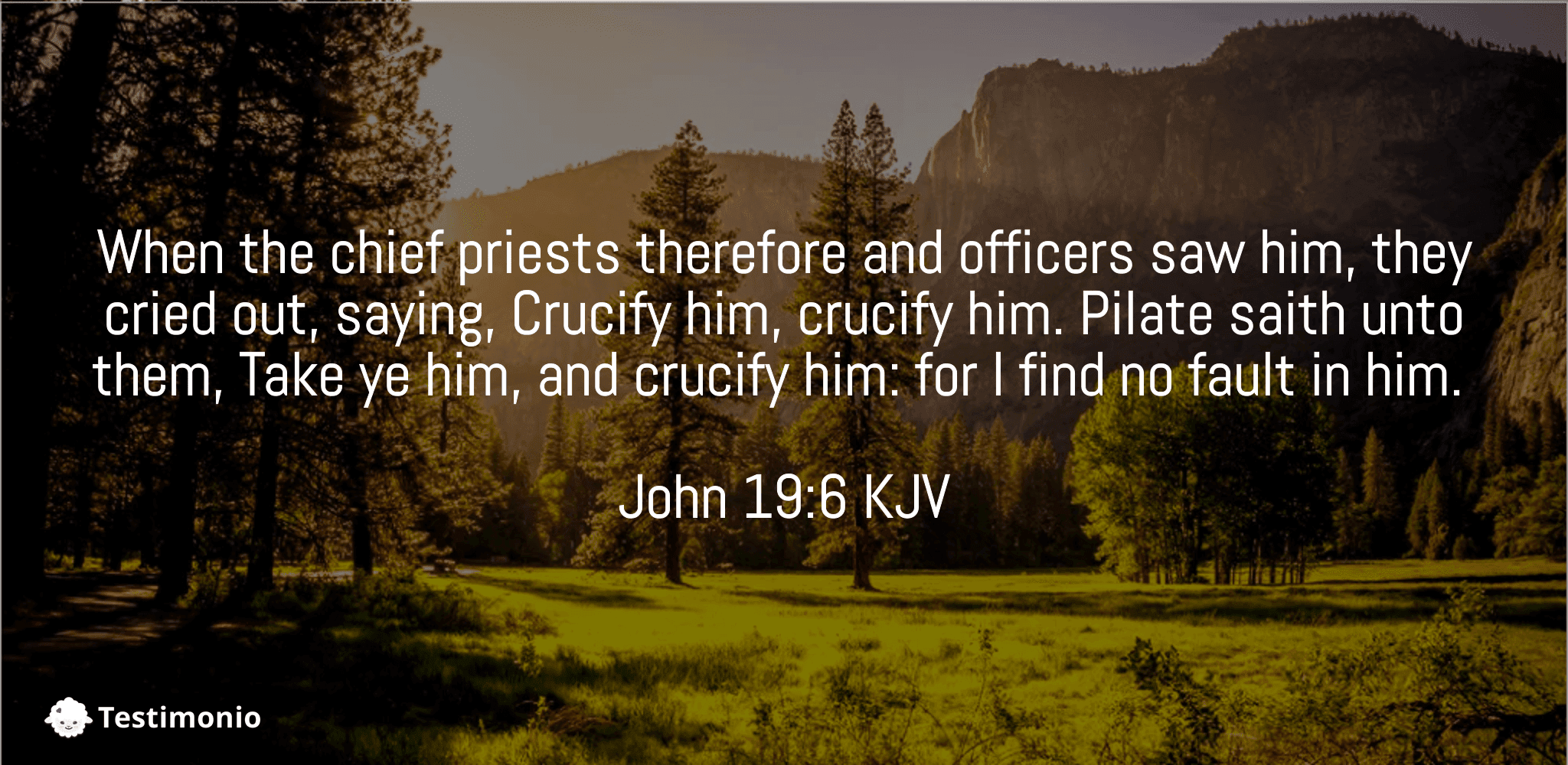 John 19:6