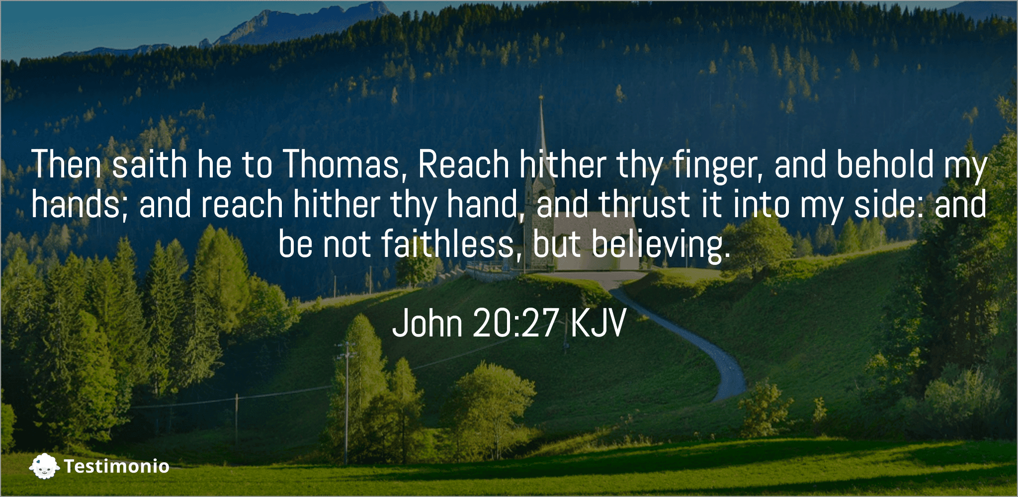 John 20:27