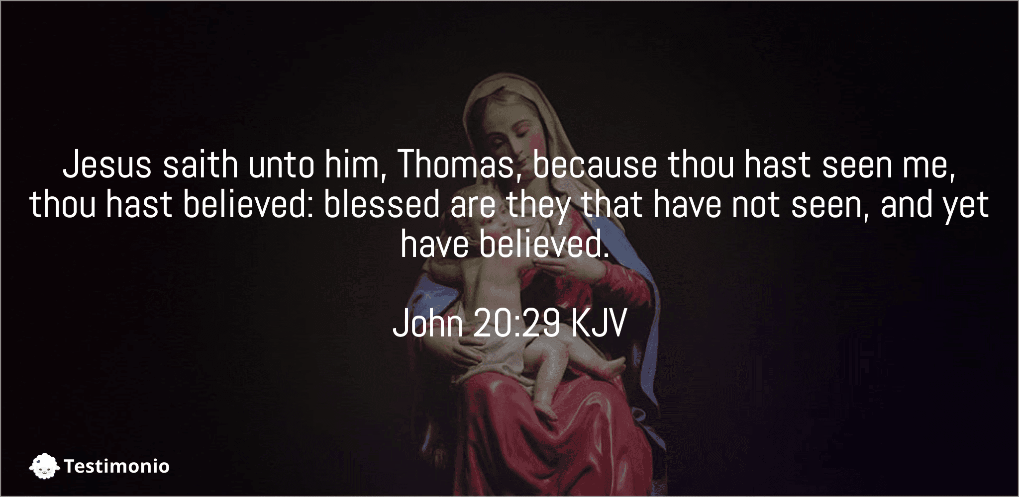 John 20:29